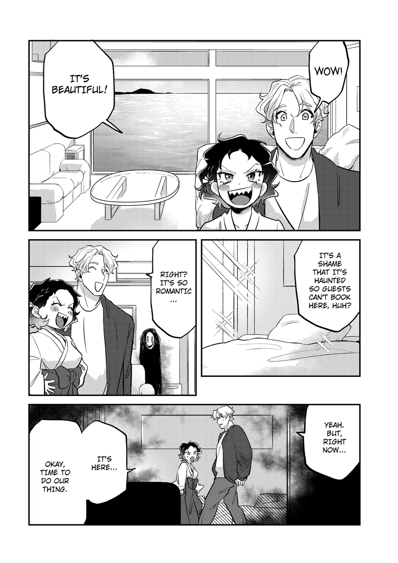 Climaxorcism! -Making My Handsome, Well-Endowed Client Bust a Nut to Bust Ghosts- (Official) Chapter 13 - page 1