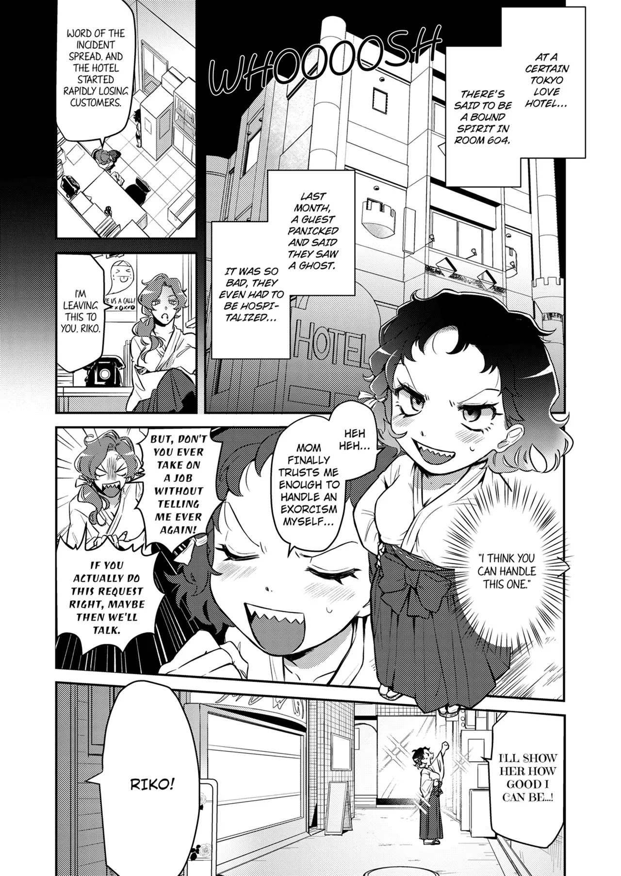 Climaxorcism! -Making My Handsome, Well-Endowed Client Bust a Nut to Bust Ghosts- (Official) Chapter 5 - page 1