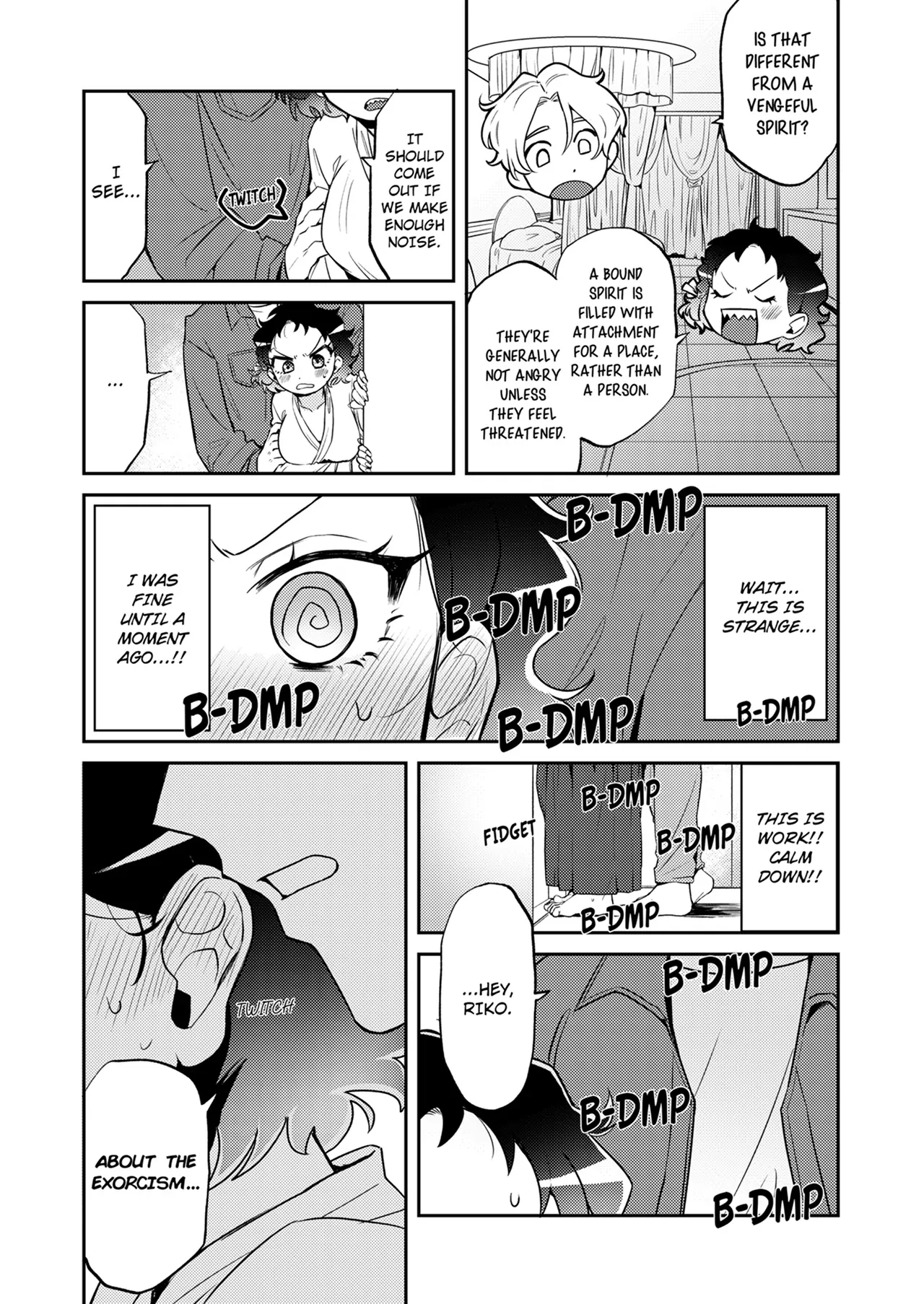Climaxorcism! -Making My Handsome, Well-Endowed Client Bust a Nut to Bust Ghosts- (Official) Chapter 5 - page 4