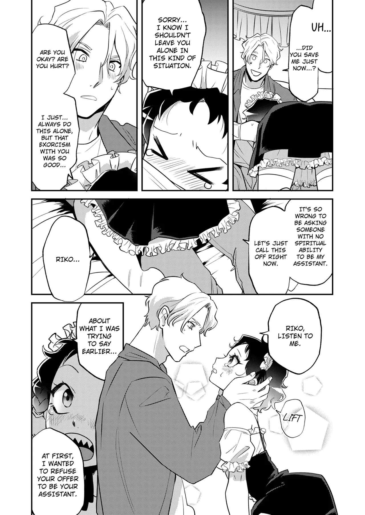 Climaxorcism! -Making My Handsome, Well-Endowed Client Bust a Nut to Bust Ghosts- (Official) Chapter 6 - page 1