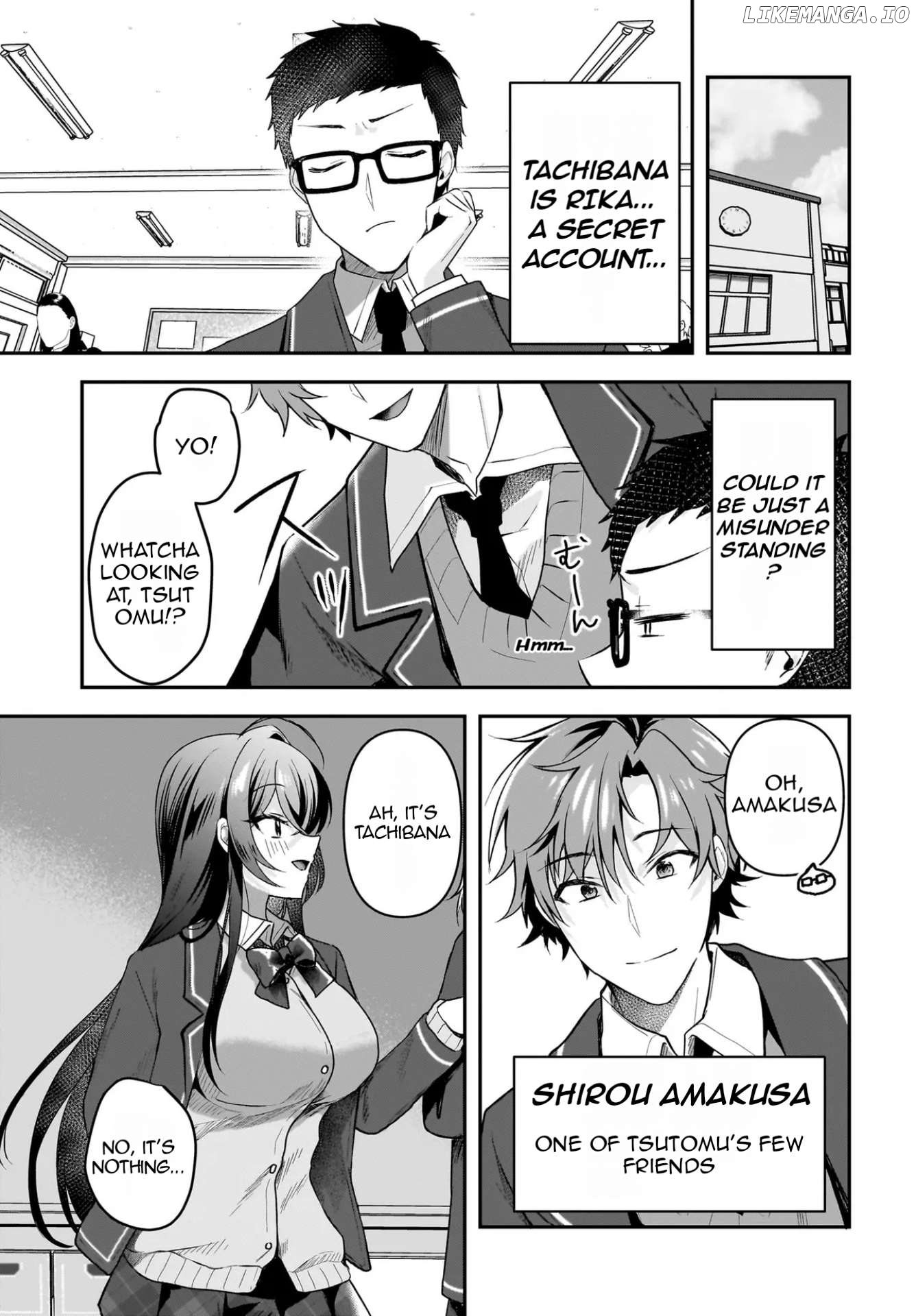 Gari Tsutomu-kun to Uraaka-san - Sanzan Osewa ni Natteiru Ero-kei Uraaka Joshi no Shoutai ga Kurasu no Idol Datta Ken Chapter 2 - page 4