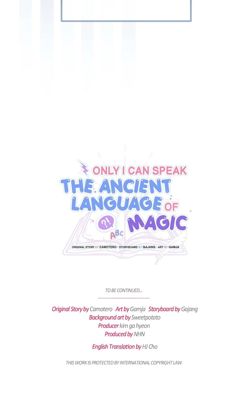 Only I Can Speak the Ancient Language of Magic Chapter 107 - page 64