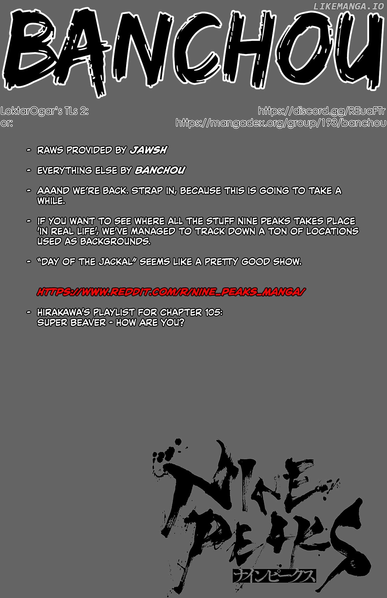 NINE PEAKS Chapter 105 - page 1