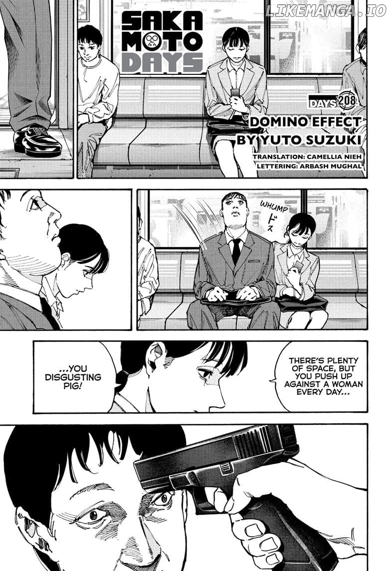 Sakamoto Days Chapter 208 - page 1