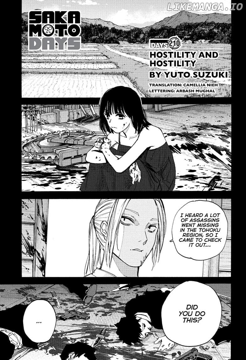Sakamoto Days Chapter 210 - page 1