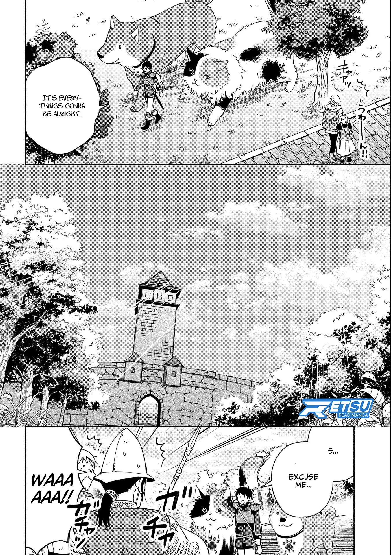 Mofumofu To Mukumuku To Isekai Hyouryuu Seikatsu Chapter 3.1 - page 9