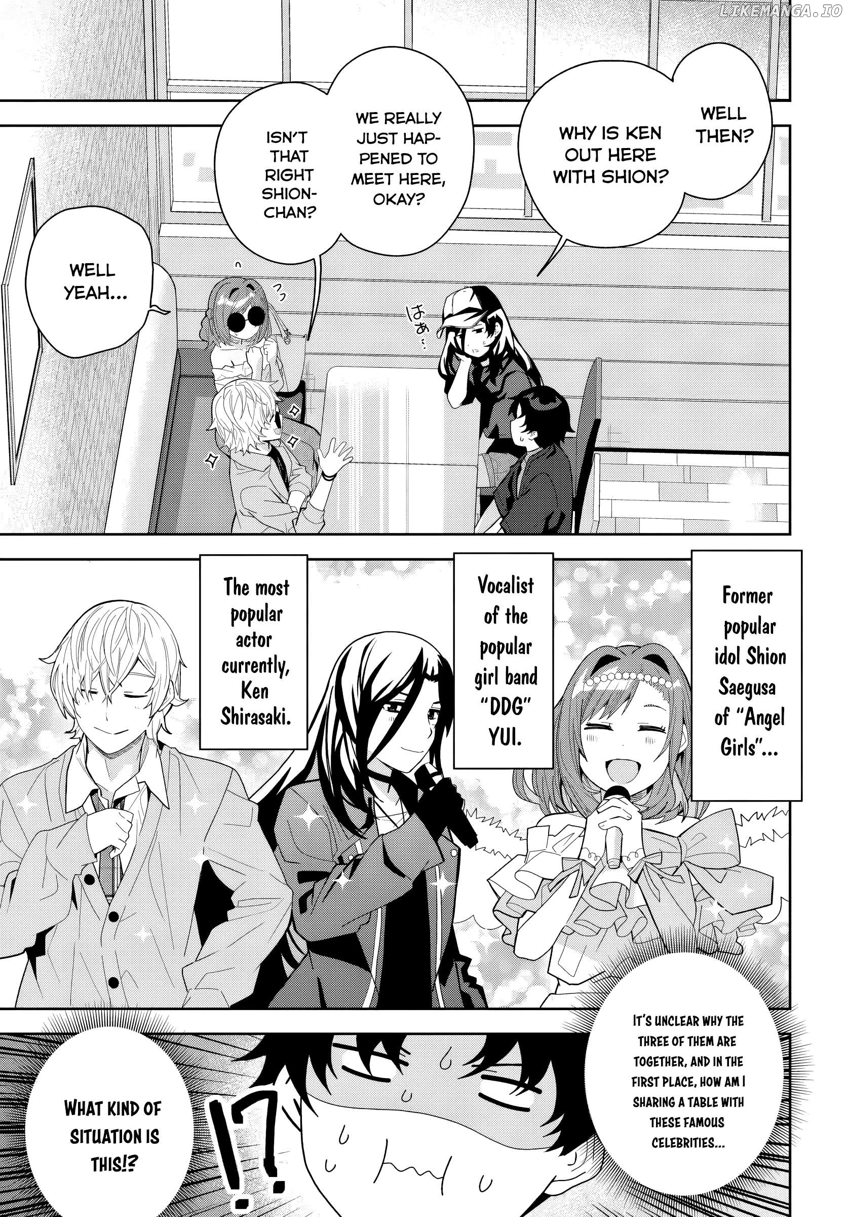 Classmate No Moto Idol Ga, Tonikaku Kyodou Fushin Nan Desu Chapter 21 - page 13