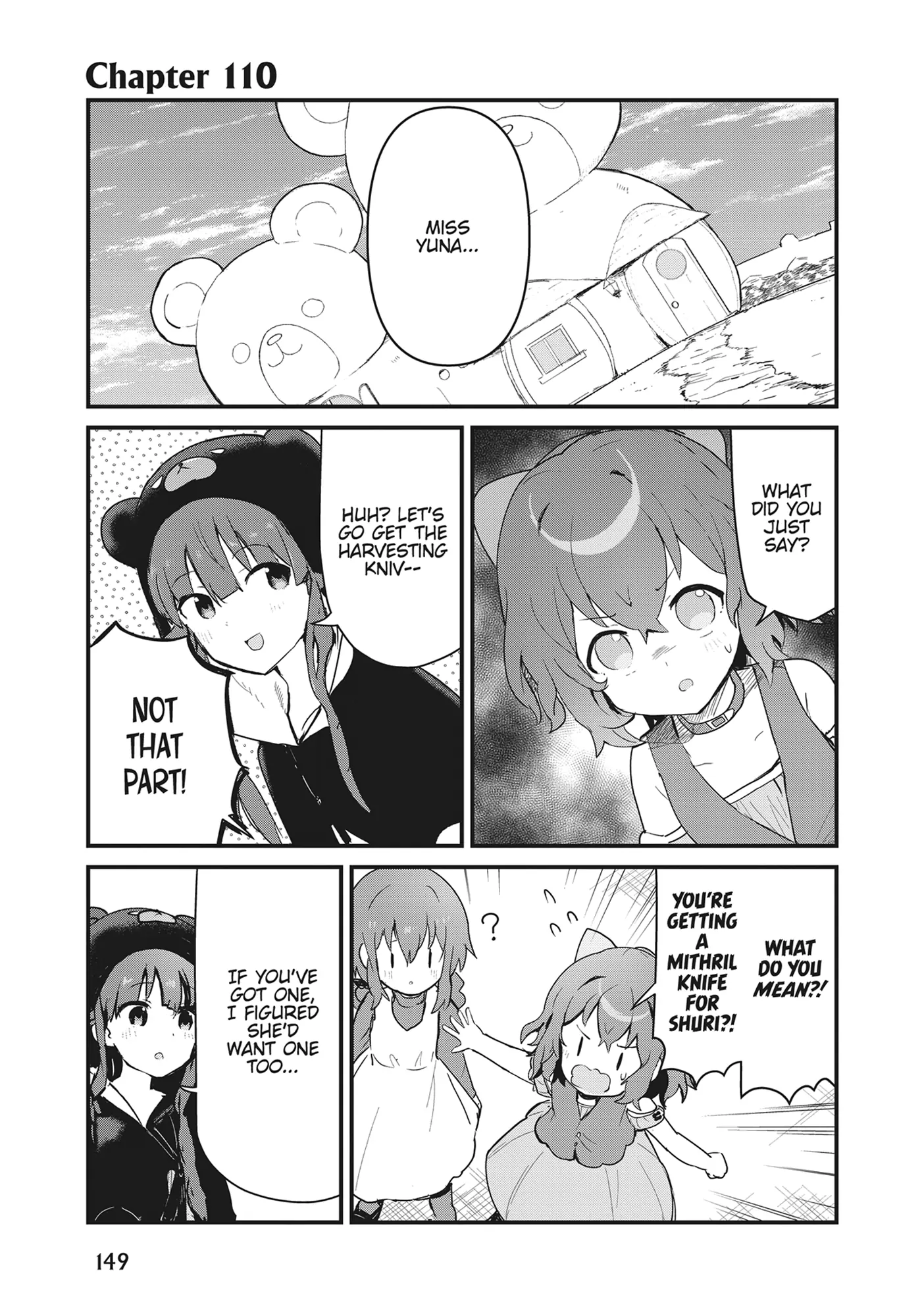 Kuma Kuma Kuma Bear Chapter 110 - page 1