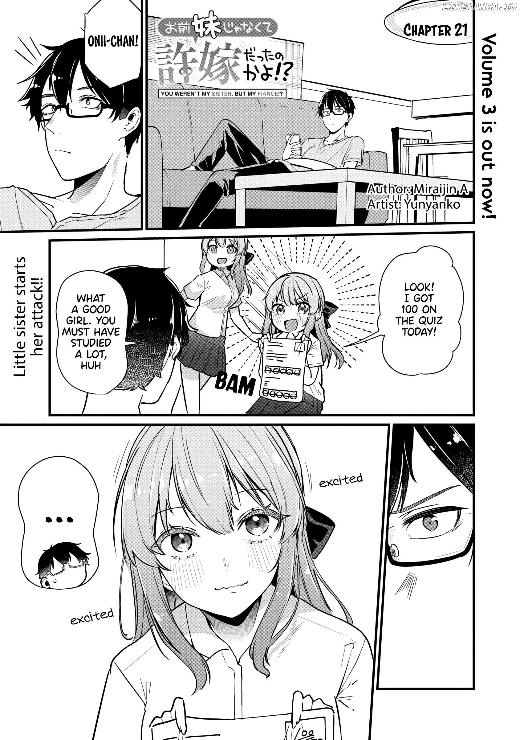 You Weren’t My Sister, But My Fiancée! Chapter 21 - page 2