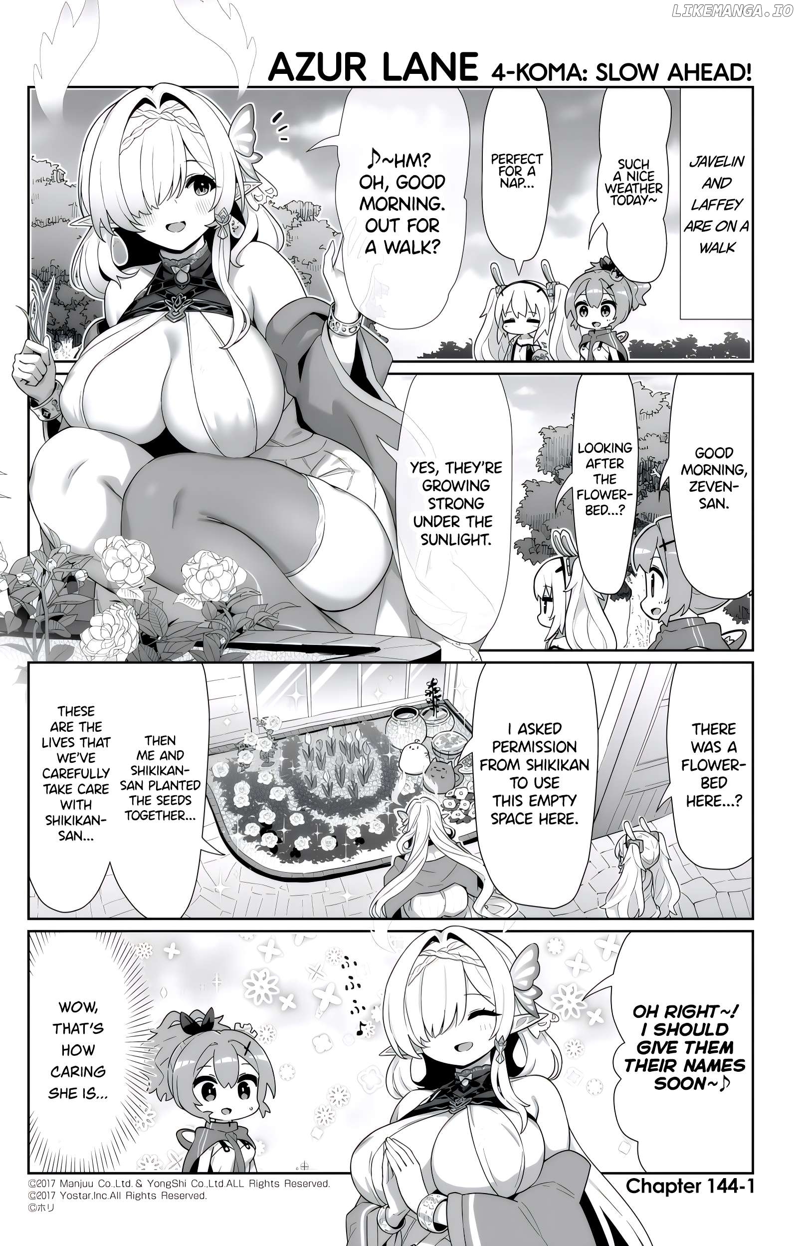 Azur Lane 4-Koma: Slow Ahead Chapter 144 - page 1