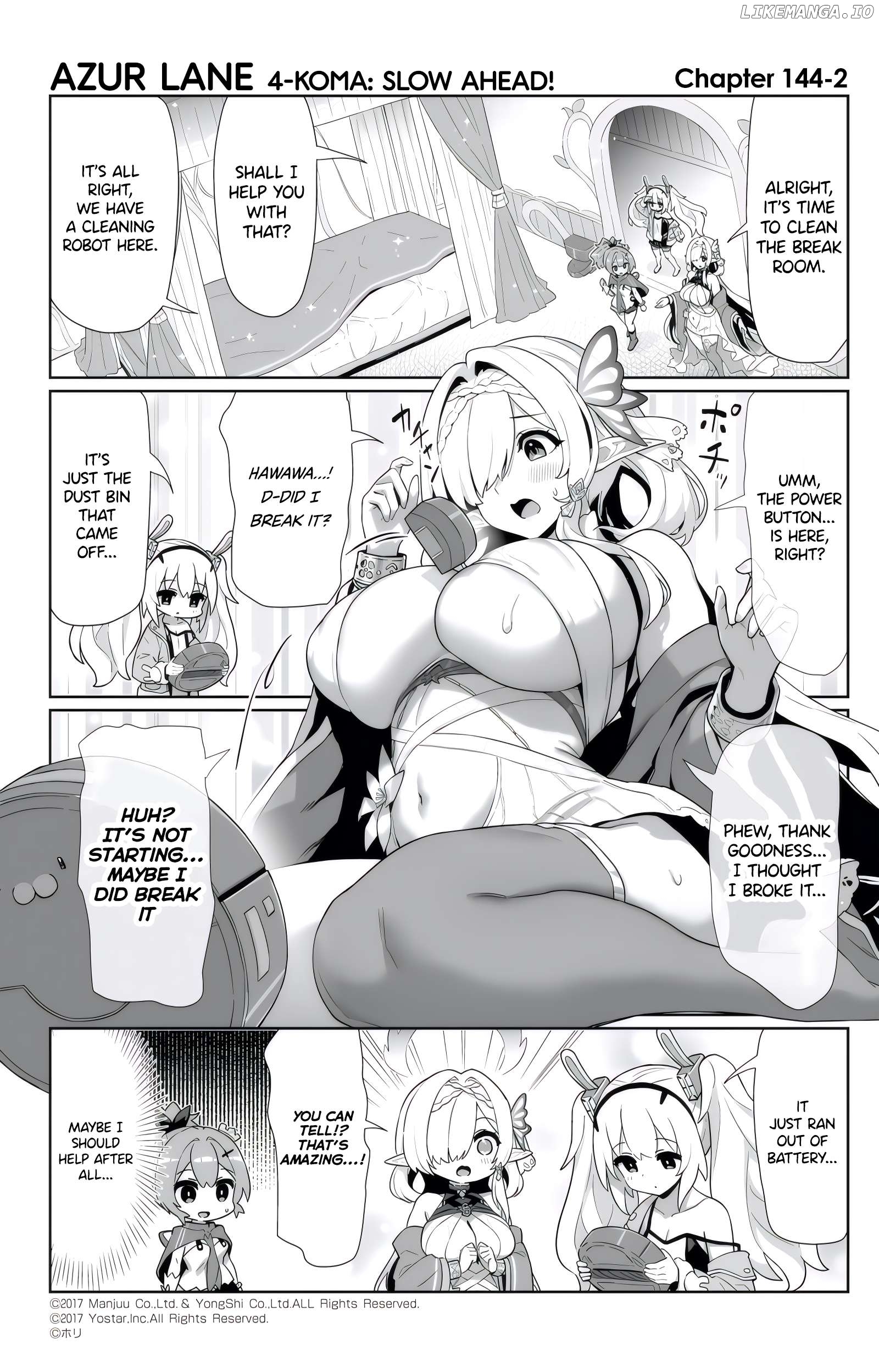 Azur Lane 4-Koma: Slow Ahead Chapter 144 - page 2