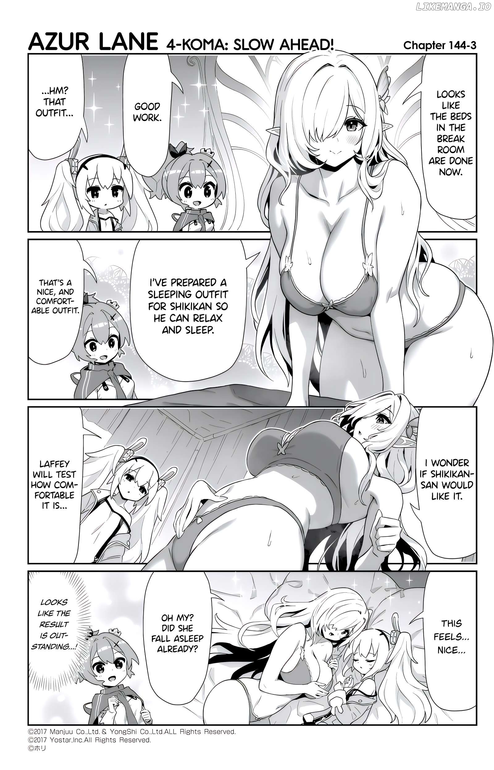 Azur Lane 4-Koma: Slow Ahead Chapter 144 - page 3