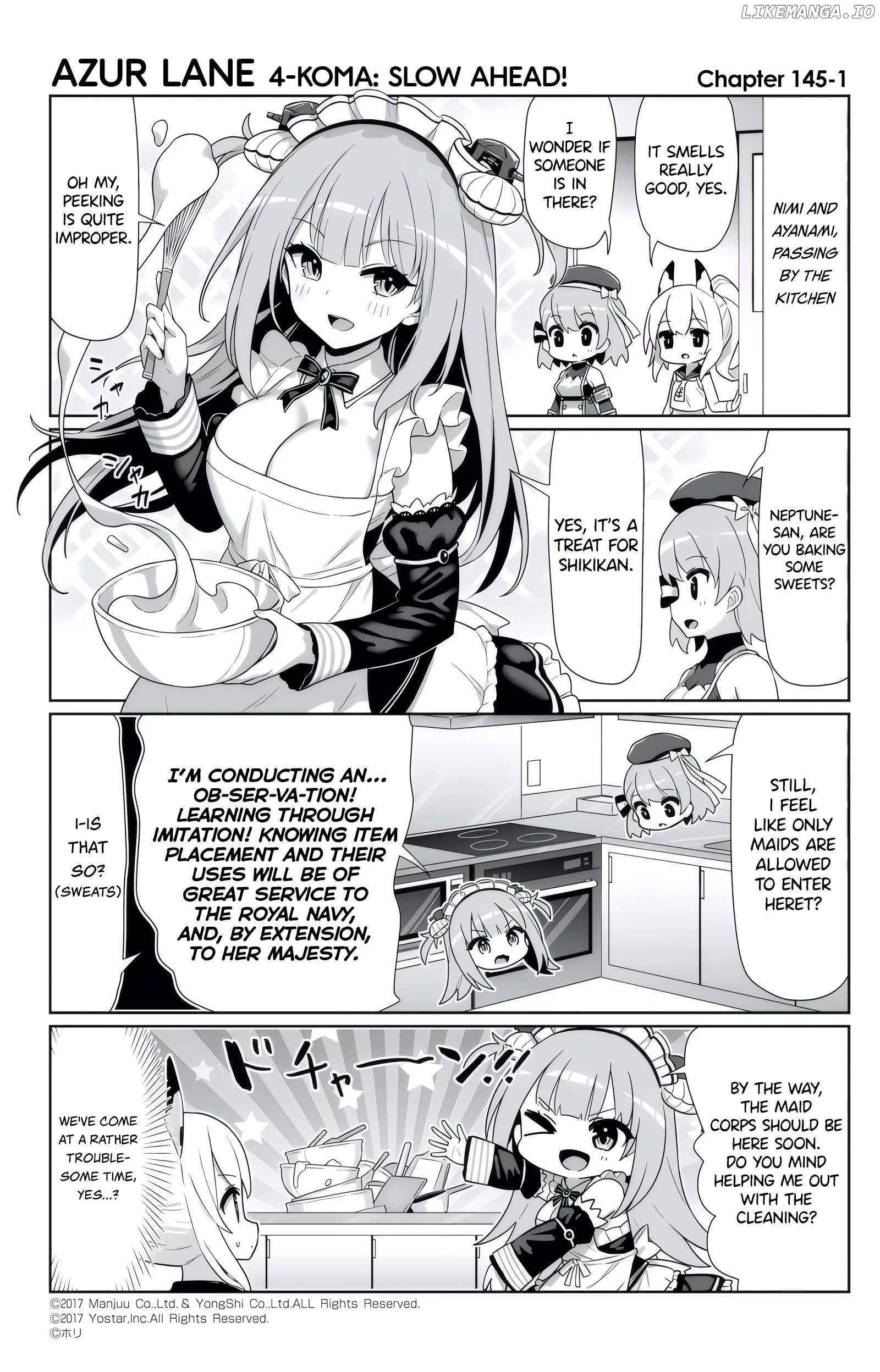 Azur Lane 4-Koma: Slow Ahead Chapter 145 - page 1