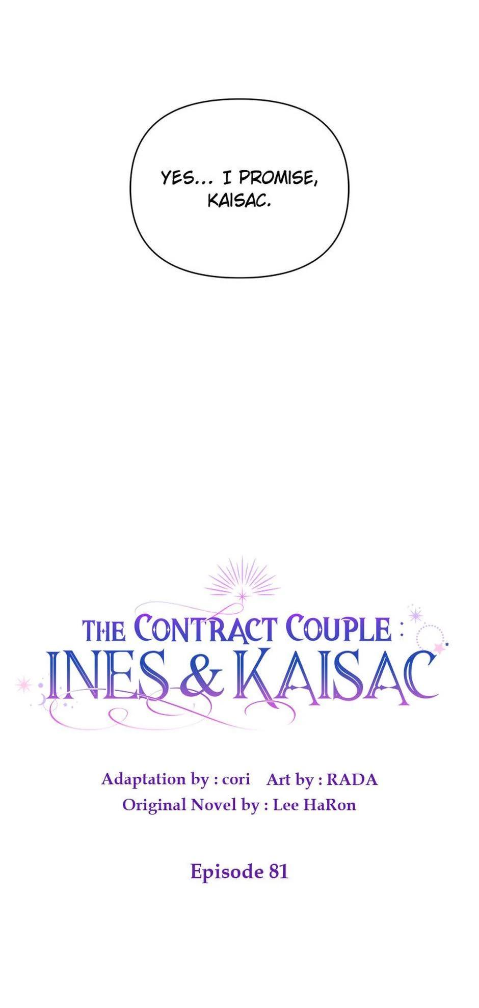 The Contract Couple: Ines & Kaisac Chapter 81 - page 11