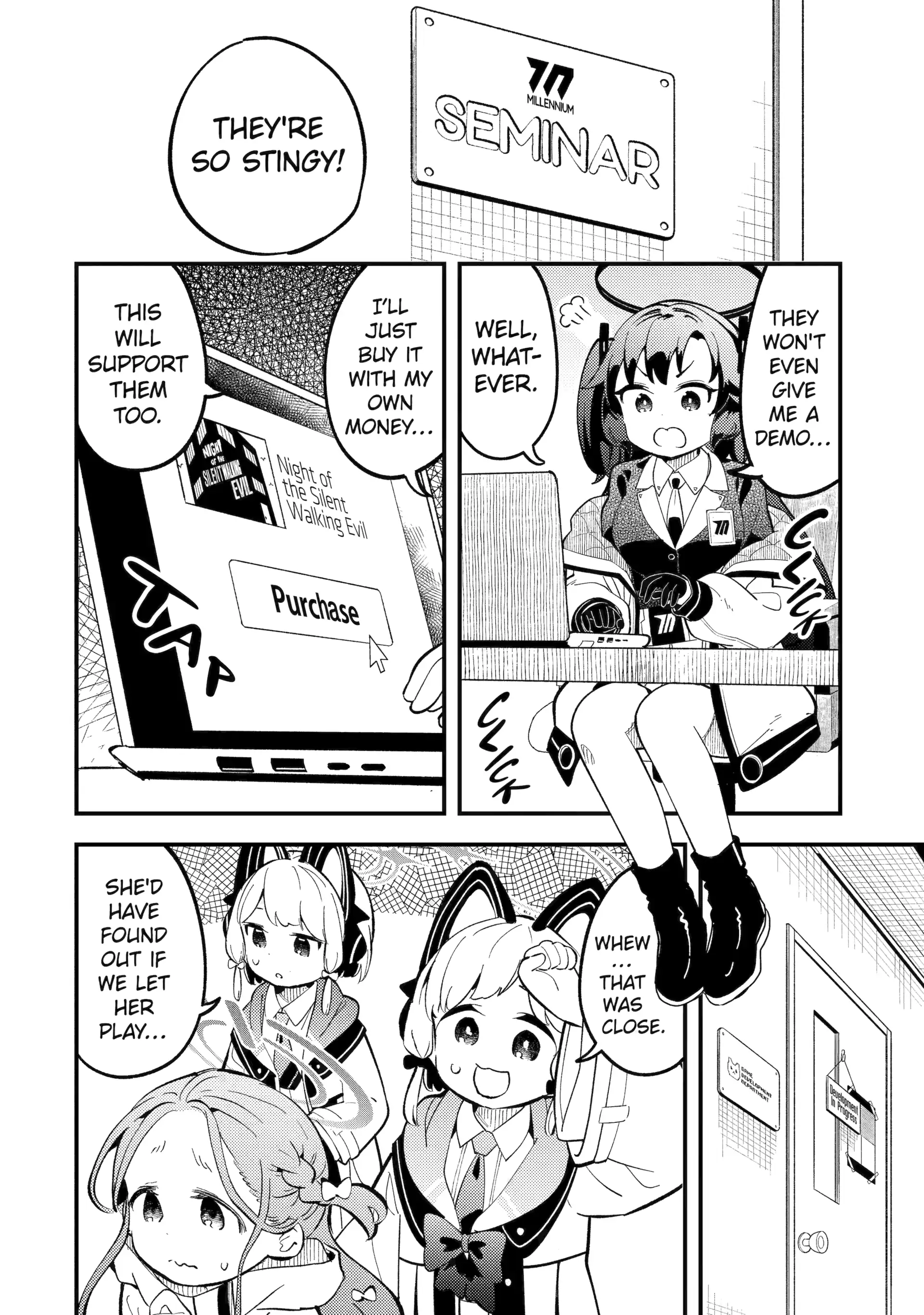Blue Archive: The Adventure Of Game Development Department Chapter 16 - page 18