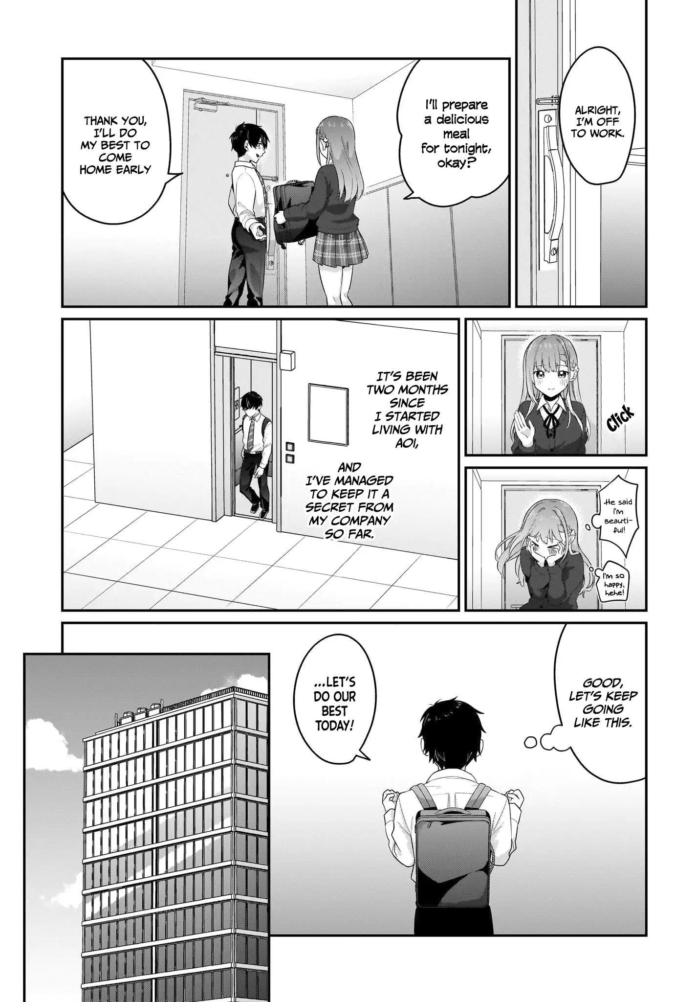 I, a Tired Office Worker, Start Living Together with a Beautiful Highschool Girl whom I Met Again After 7 Years Chapter 7 - page 6
