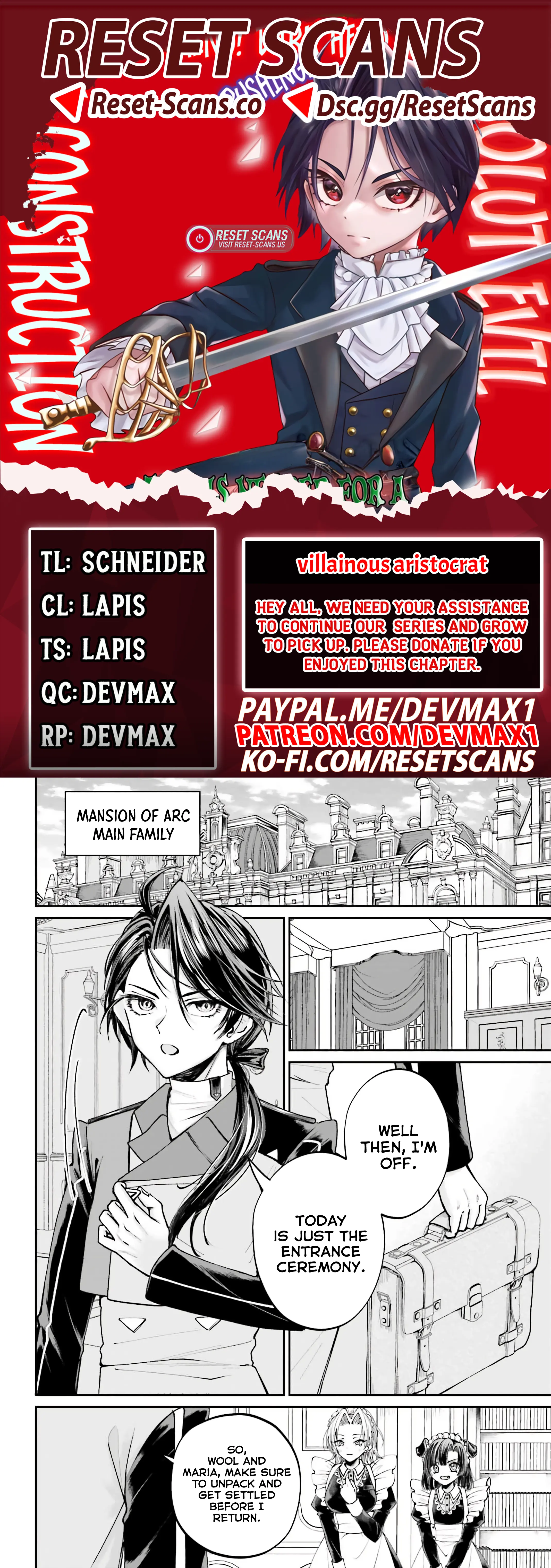 That Is Needed for a Villainous Aristocrat Chapter 12 - page 2