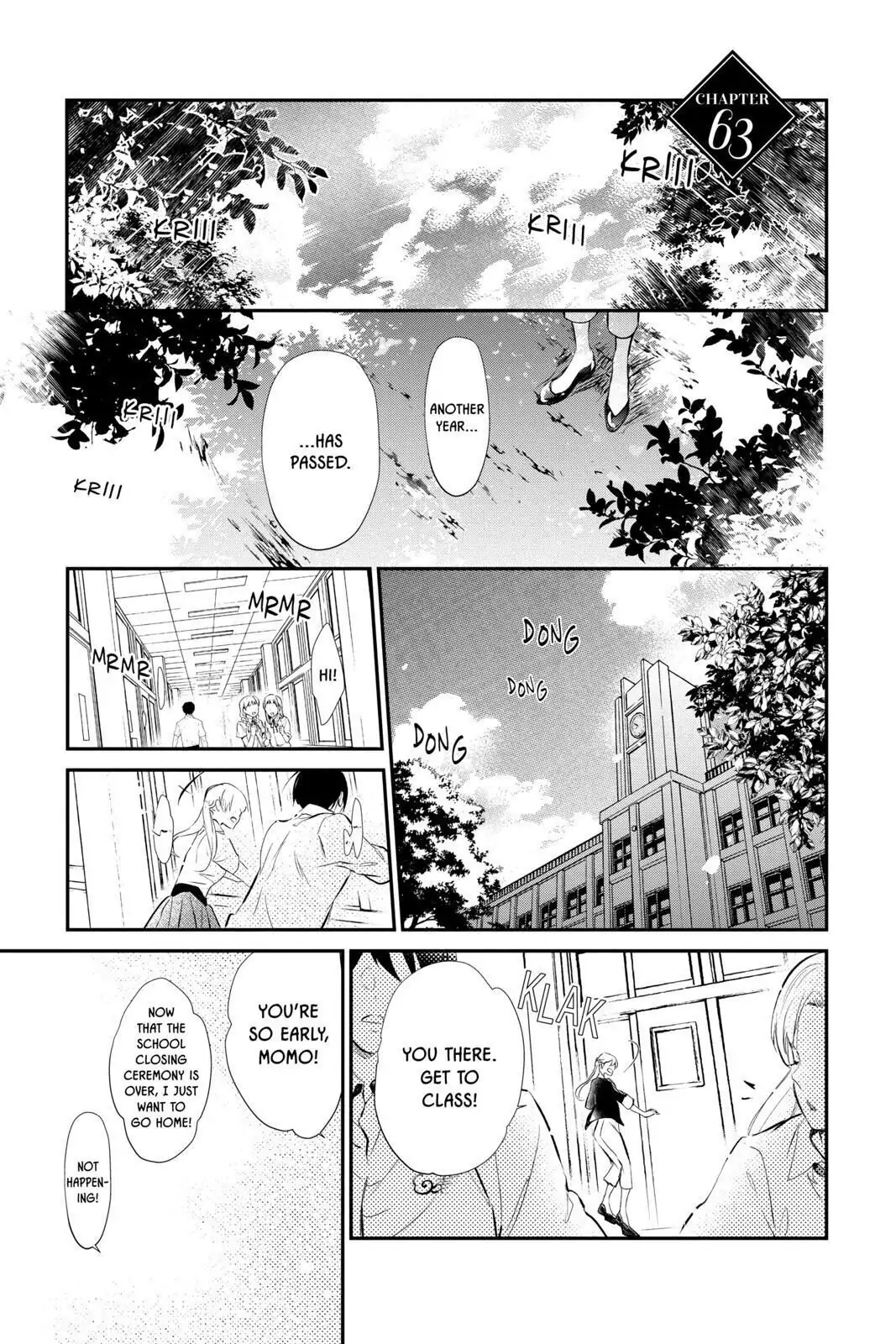 Momochi-san Chi no Ayakashi Ouji Chapter 63 - page 1