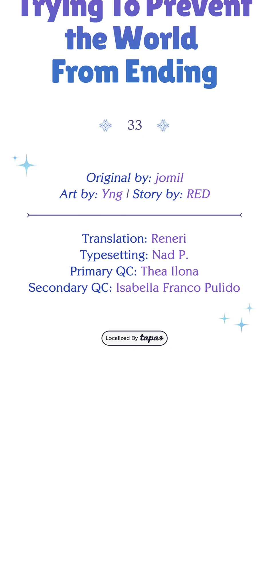 The Youngest Child of the Family Is Preventing the World From Ending Chapter 33 - page 10