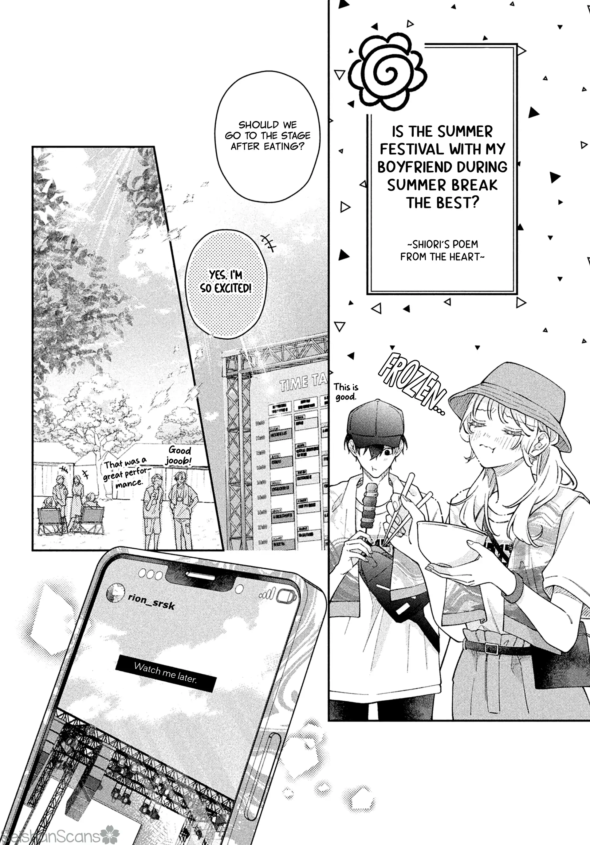 Utsumi-kun no Koi no Uta Chapter 13 - page 16