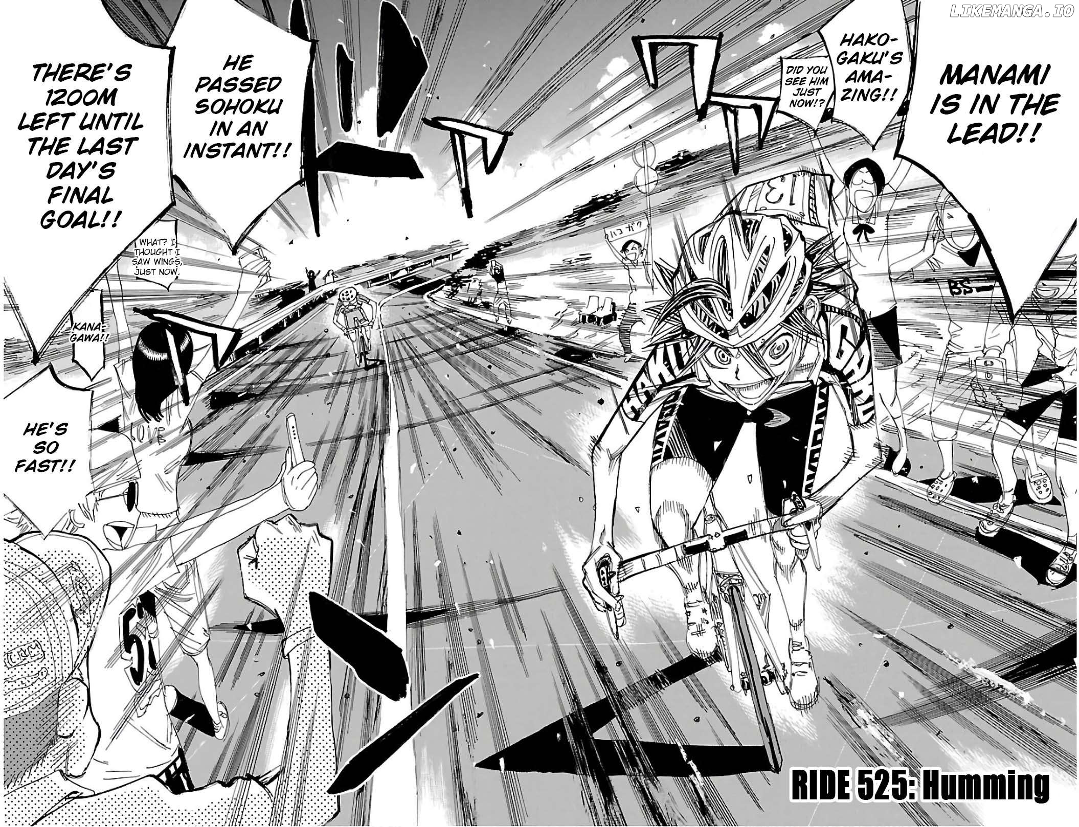 Yowamushi Pedal Chapter 525 - page 2