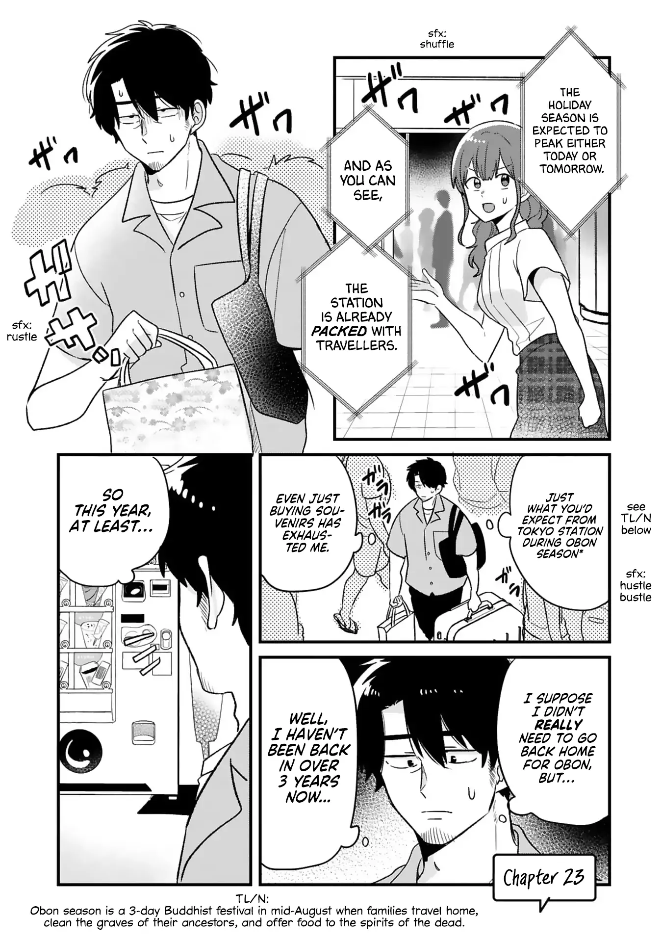 Kyou, Eki de Mita Kawaii Onna no Ko. Chapter 23 - page 2