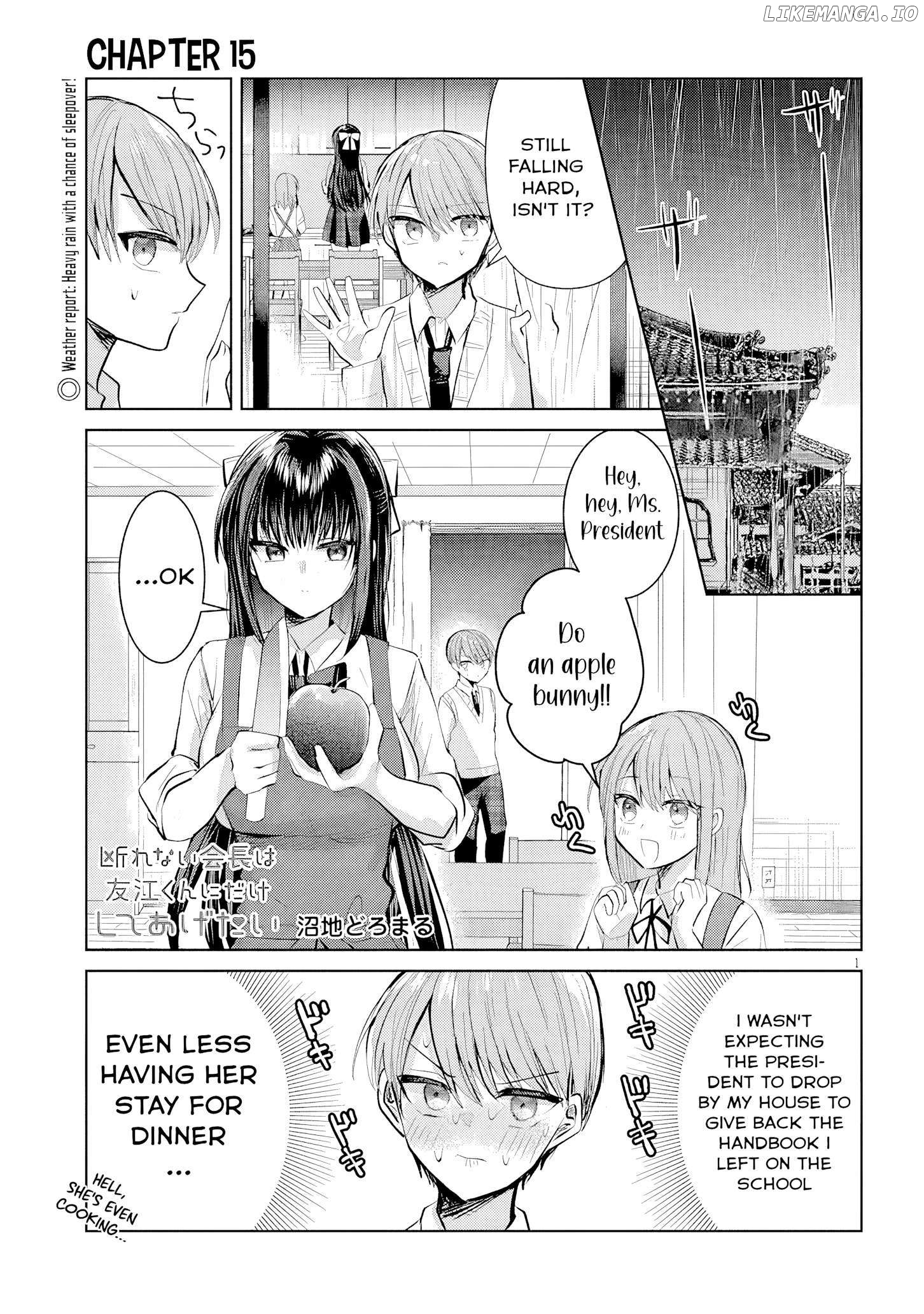 Kotowarenai Kaichou wa Tomoe-kun ni Dake shite Agetai Chapter 15 - page 2