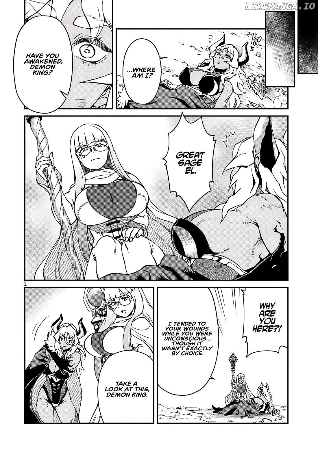 Onnamaou-Sama Wa Yuusha-Kun O Taosenai. Chapter 19.1 - page 2