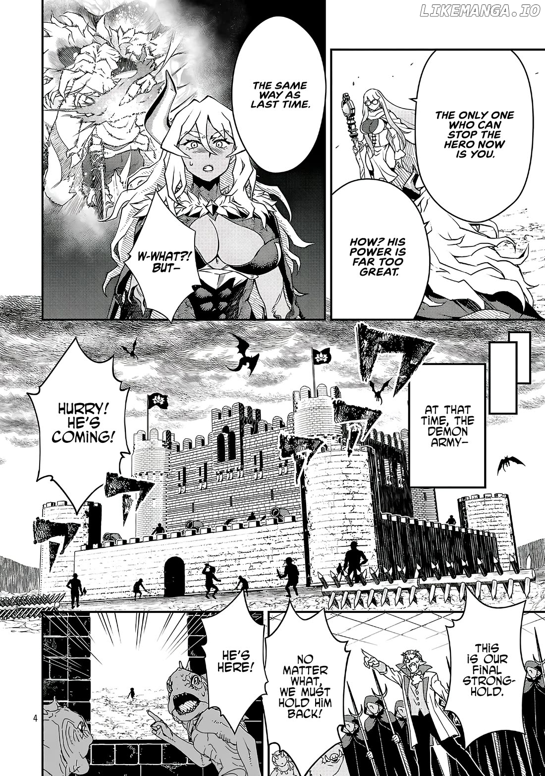 Onnamaou-Sama Wa Yuusha-Kun O Taosenai. Chapter 19.1 - page 4