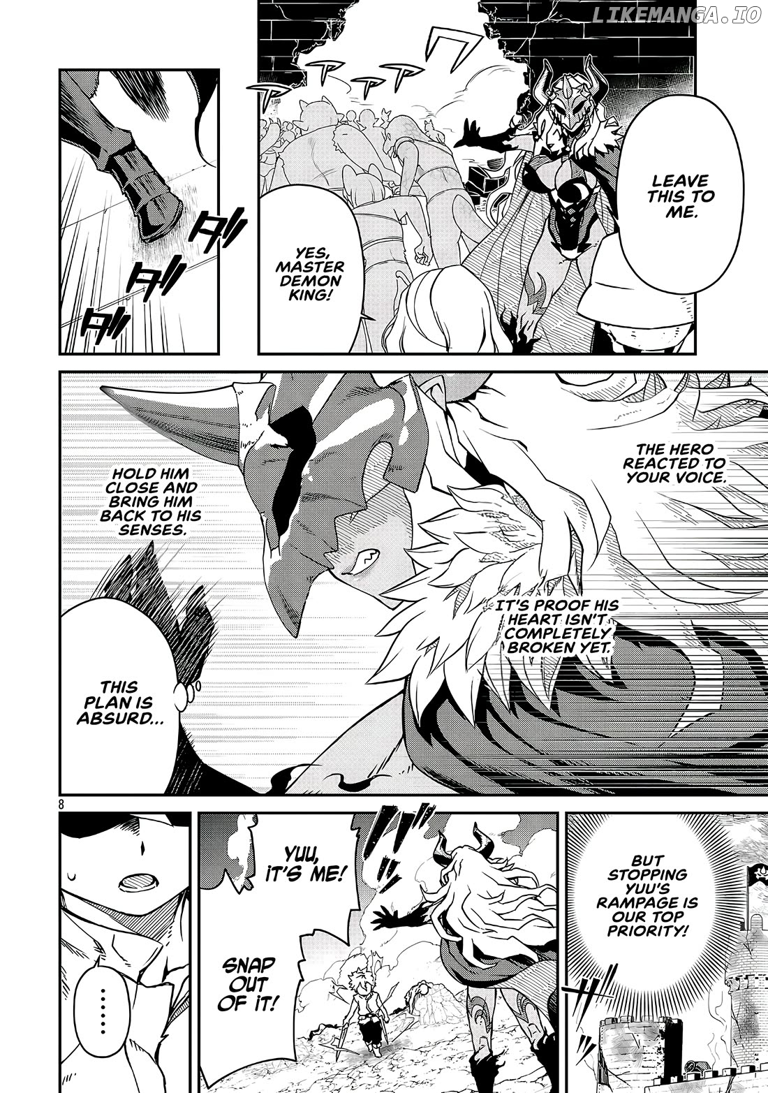 Onnamaou-Sama Wa Yuusha-Kun O Taosenai. Chapter 19.1 - page 8