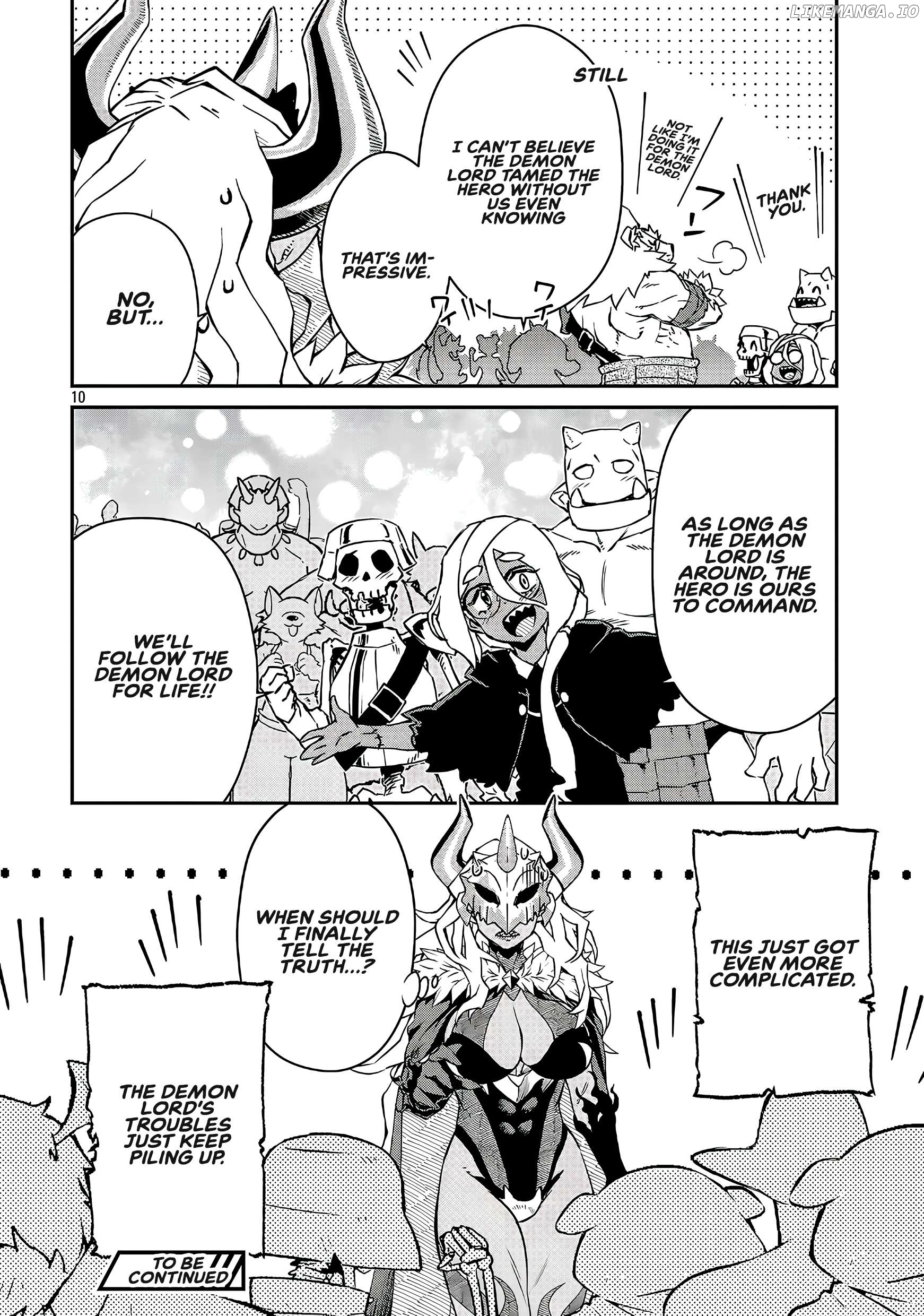 Onnamaou-Sama Wa Yuusha-Kun O Taosenai. Chapter 19.2 - page 11