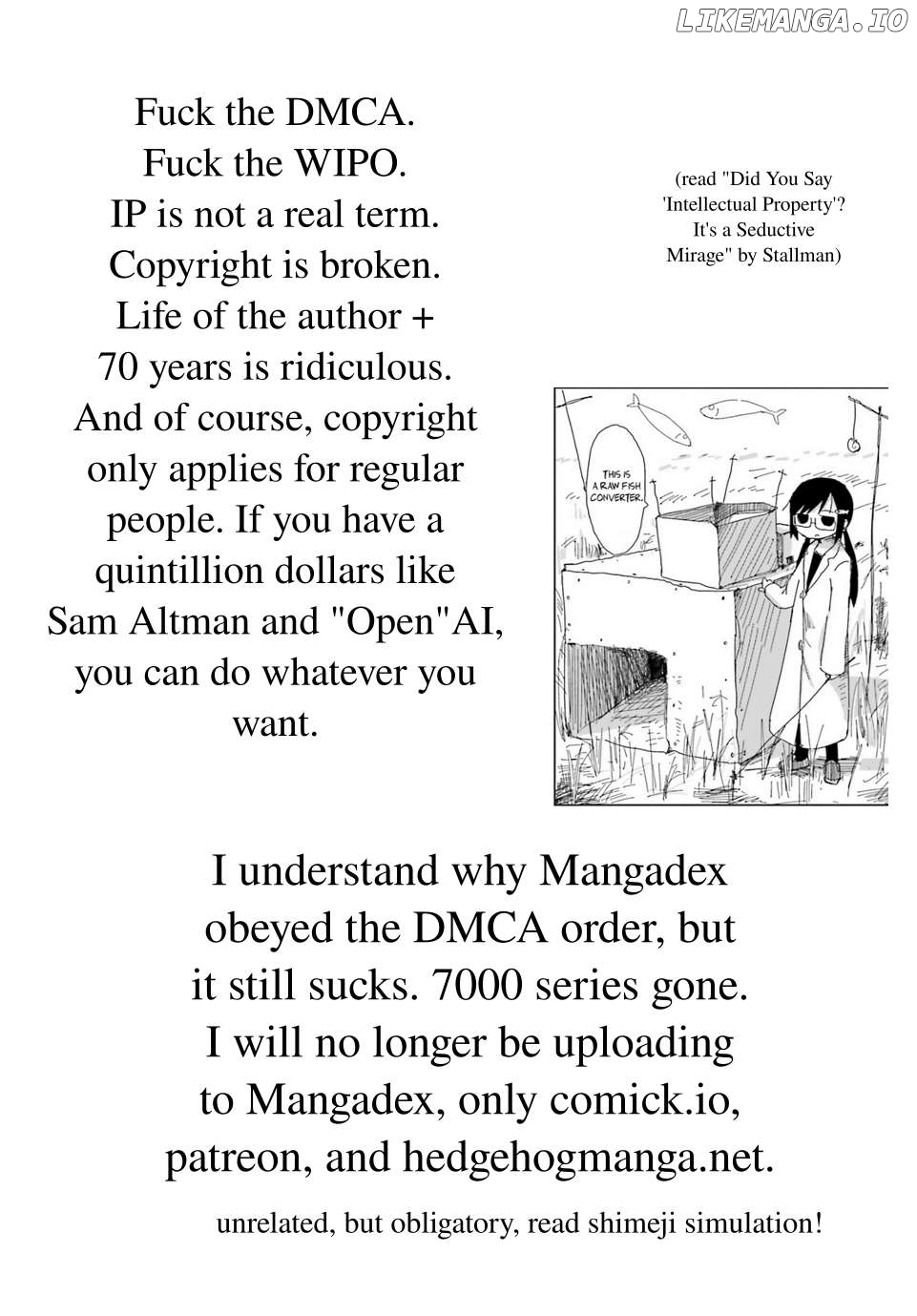 Shikanoko Nokonoko Koshitantan Chapter 47 - page 1