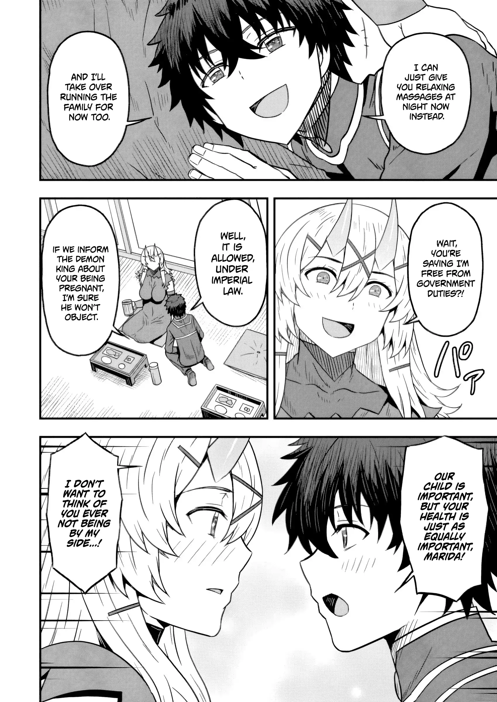 Isekai Saikyou no Yome desu ga, Yoru no Tatakai wa Ore no Hou ga Tsuyoi You desu ~Chiryaku o Ikashite Nariagaru Harem Senki~ Chapter 18 - page 20