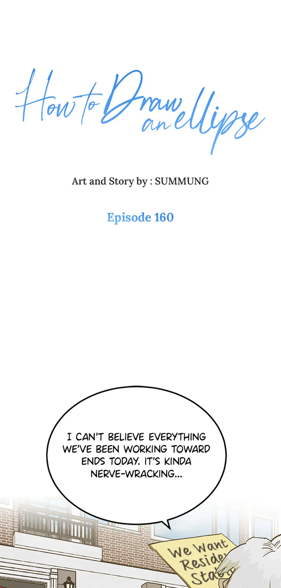 How to Draw an Ellipse Chapter 160 - page 1