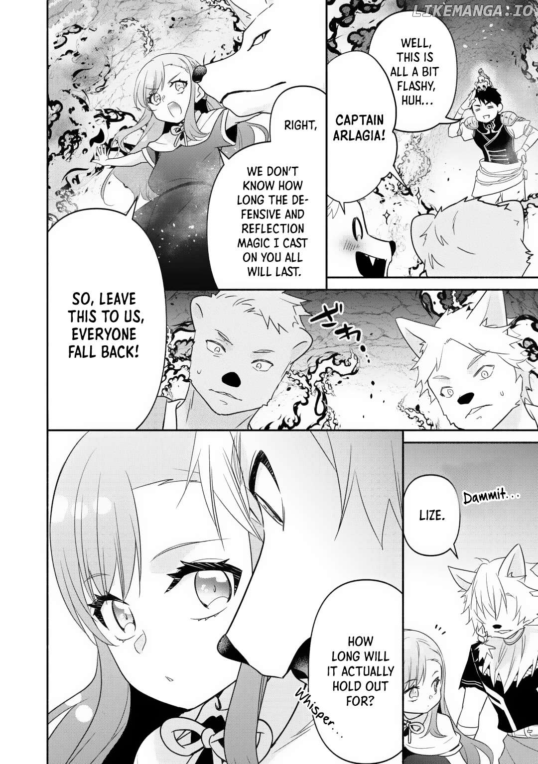 Tensei Youjo. Kamikemono to Ouji to, Saikyou no Ojisan Youhei-dan no Naka de Ikiru. Chapter 20 - page 4
