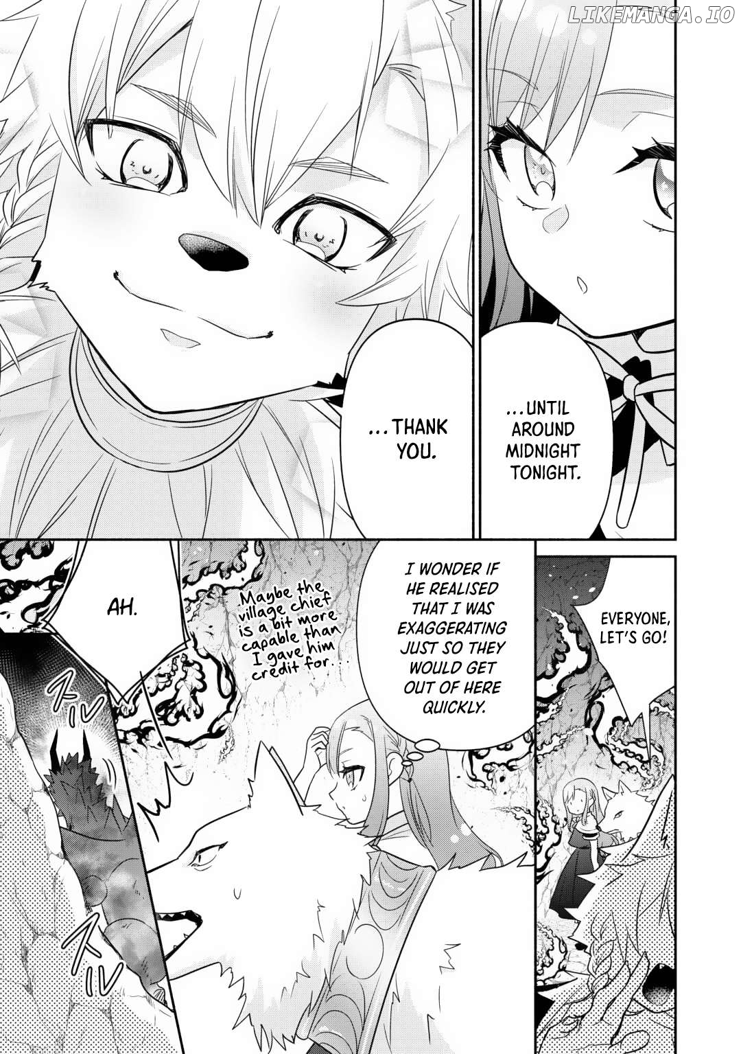 Tensei Youjo. Kamikemono to Ouji to, Saikyou no Ojisan Youhei-dan no Naka de Ikiru. Chapter 20 - page 5