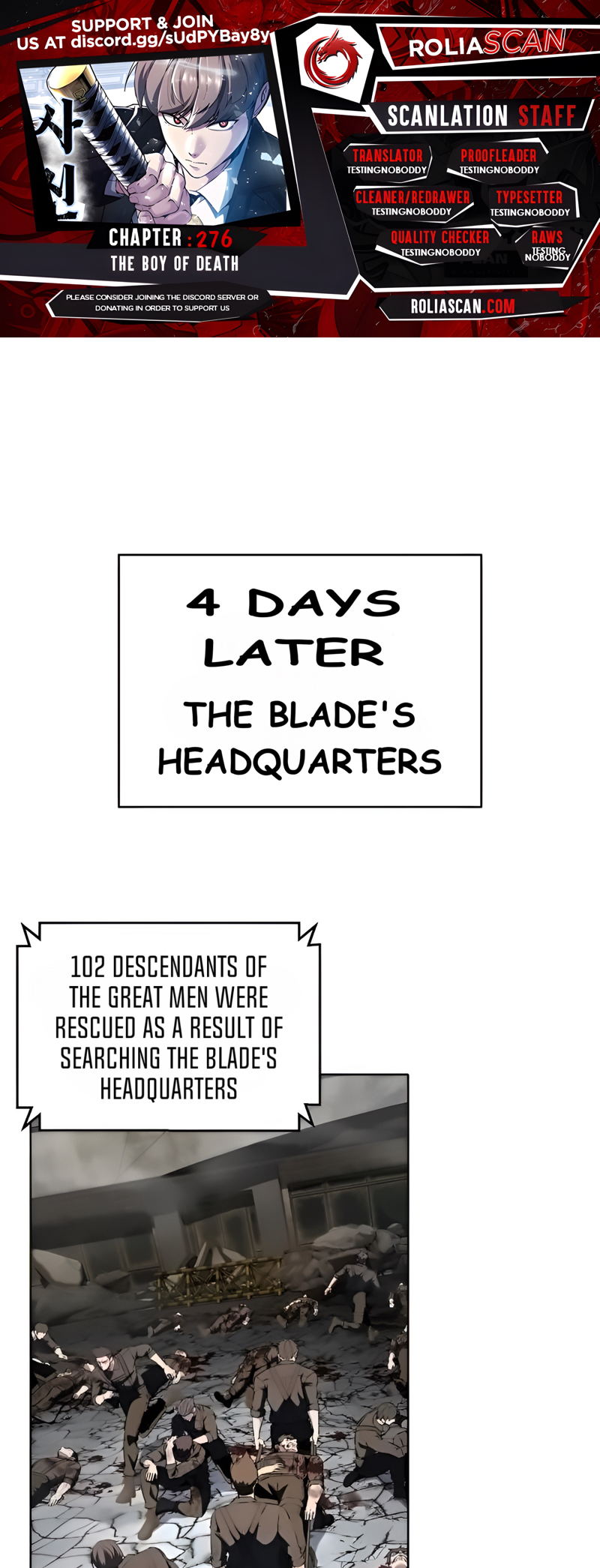 The Boy of Death Chapter 276 - page 1