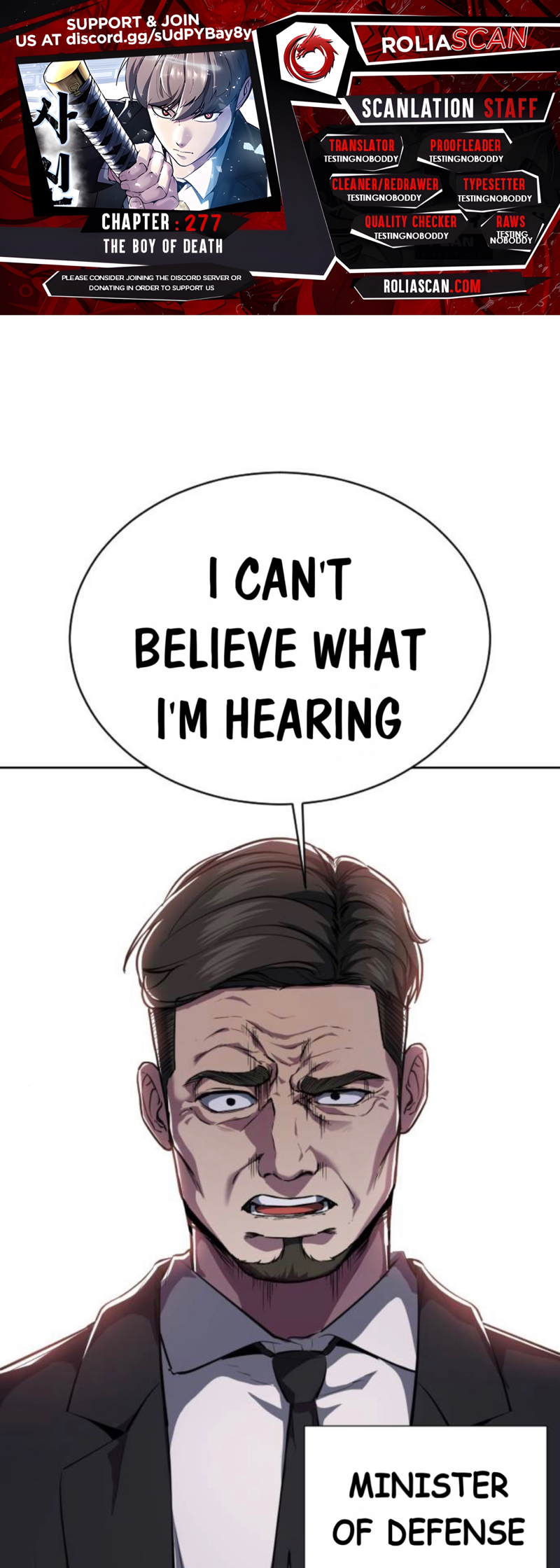 The Boy of Death Chapter 277 - page 1