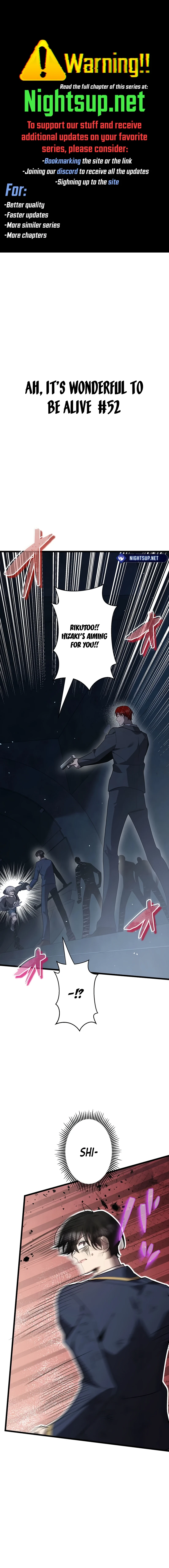 Ah, It’s Wonderful To Be Alive Chapter 52 - page 1