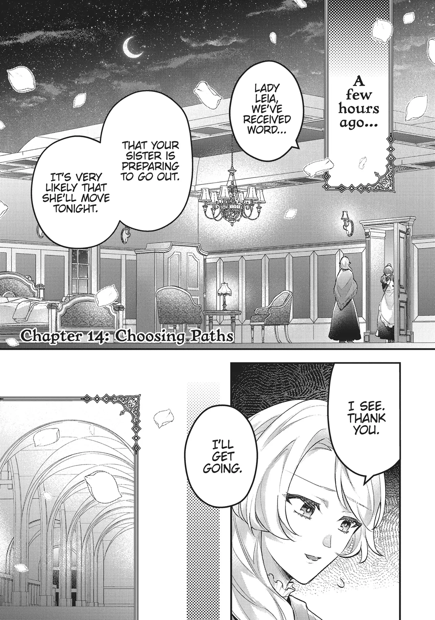 I abandoned my engagement because of my tragic sister, but for some reason I became entangled with a prince who has a strong sense of justice. Chapter 14 - page 1