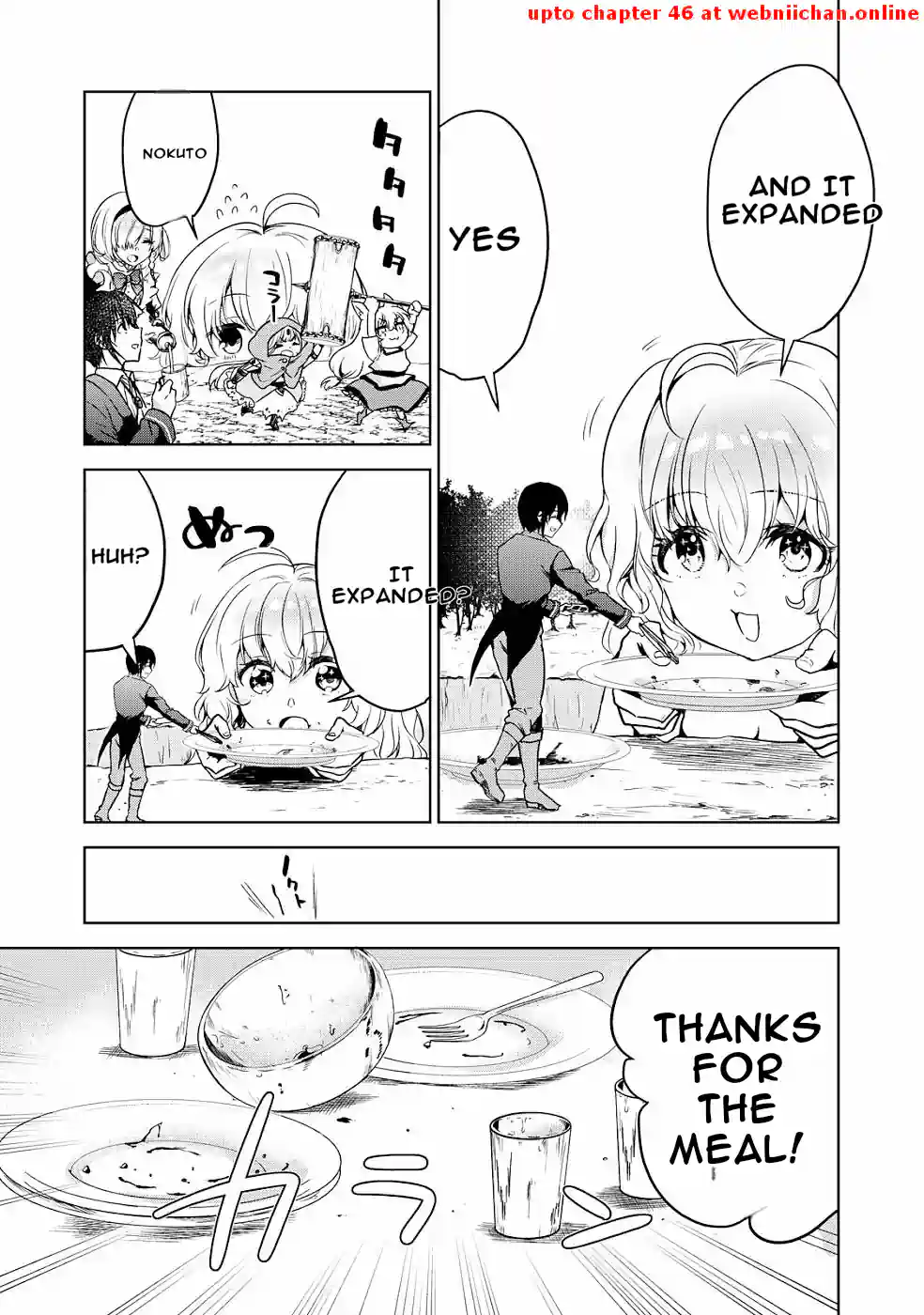 Tenshou Kizoku no Bannou Kaitaku Kara~ "Kakudai & Shukushou" Sukiru o Tsukatte Itara Saikyou Ryouchi ni Narimashita～ Chapter 6 - page 9
