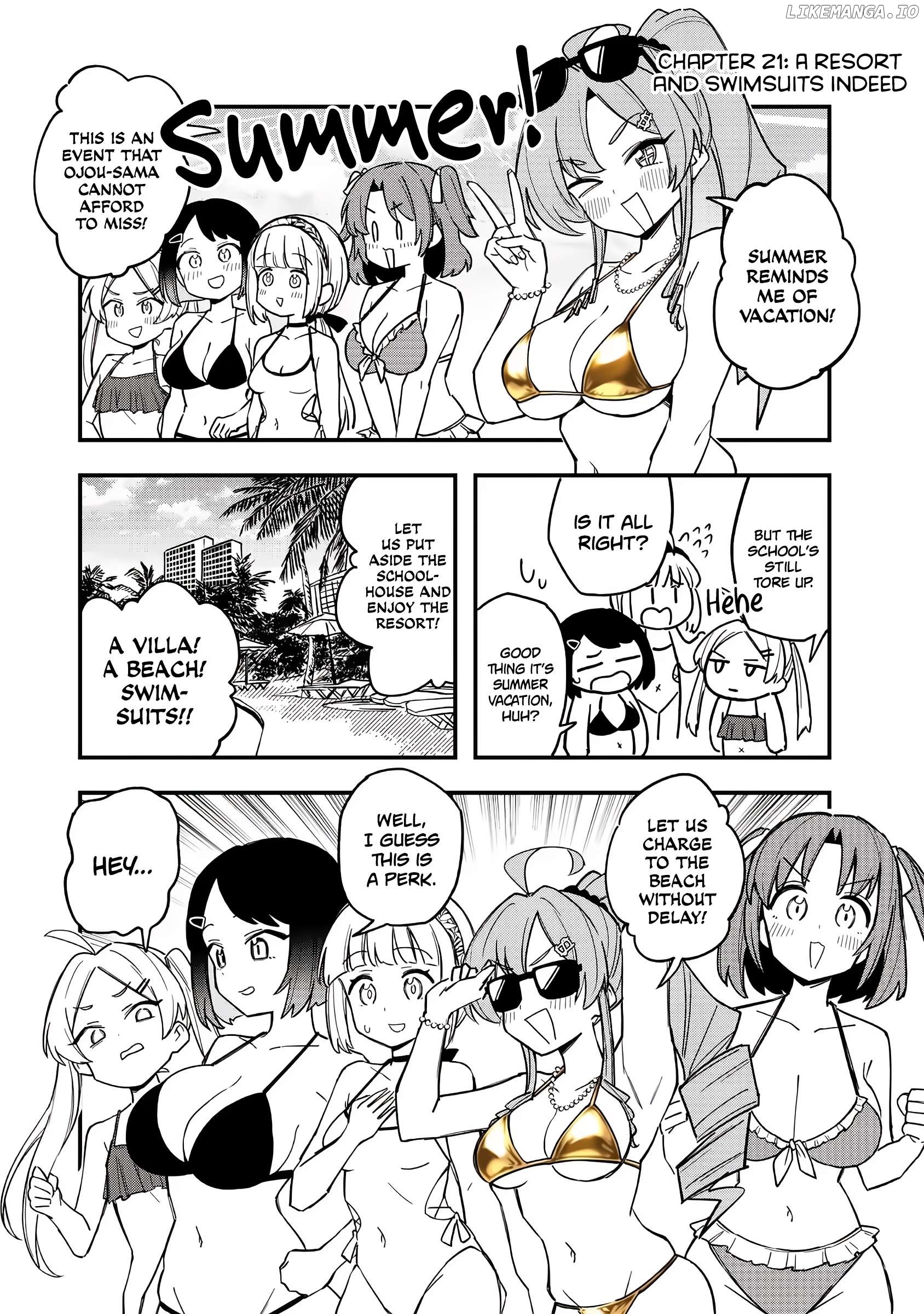Bakushin Ojou-sama Dou! Chapter 21 - page 2