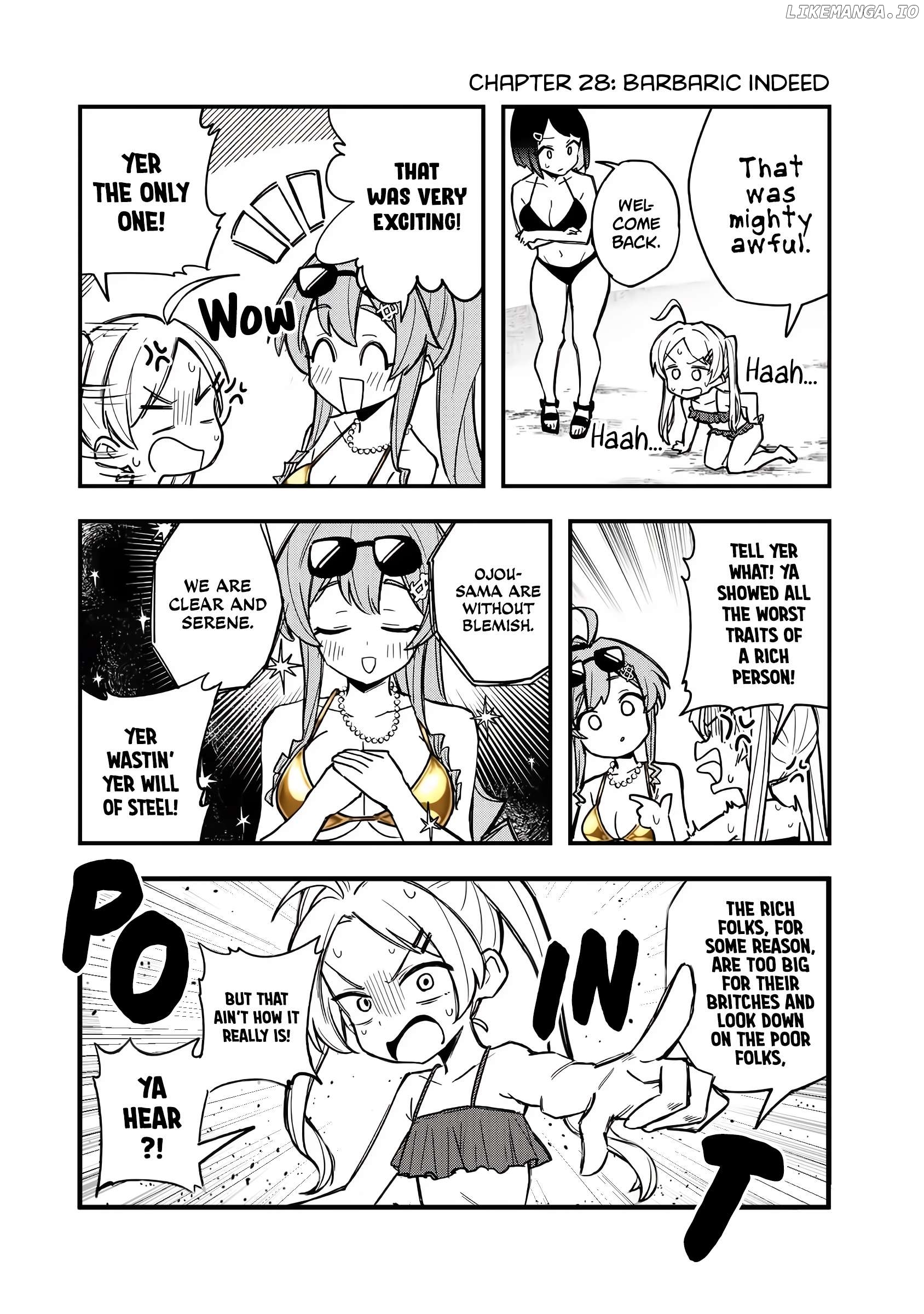Bakushin Ojou-sama Dou! Chapter 28 - page 1