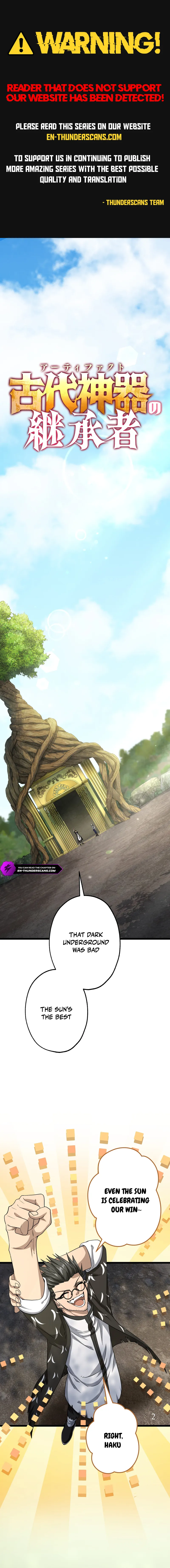 The Heir of the Ancient Artifact Chapter 25 - page 1