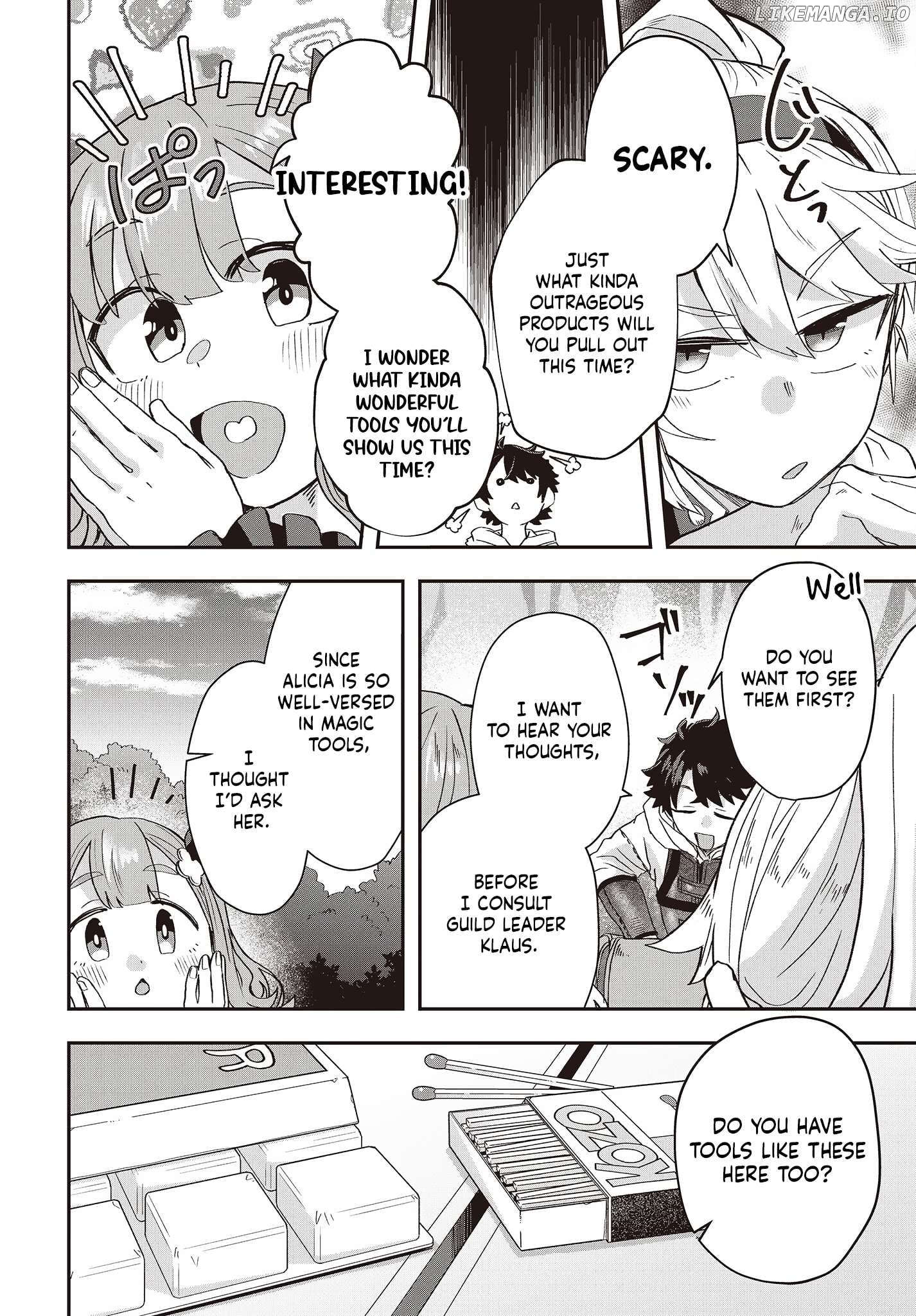 Muteki Shounin no Isekai Nariagari Monogatari ~Gendai no Seihin o Jizai ni Toriyoseru Sukiru ga Aru Node Isekai de wa Rakushoudesu~ Chapter 8 - page 2