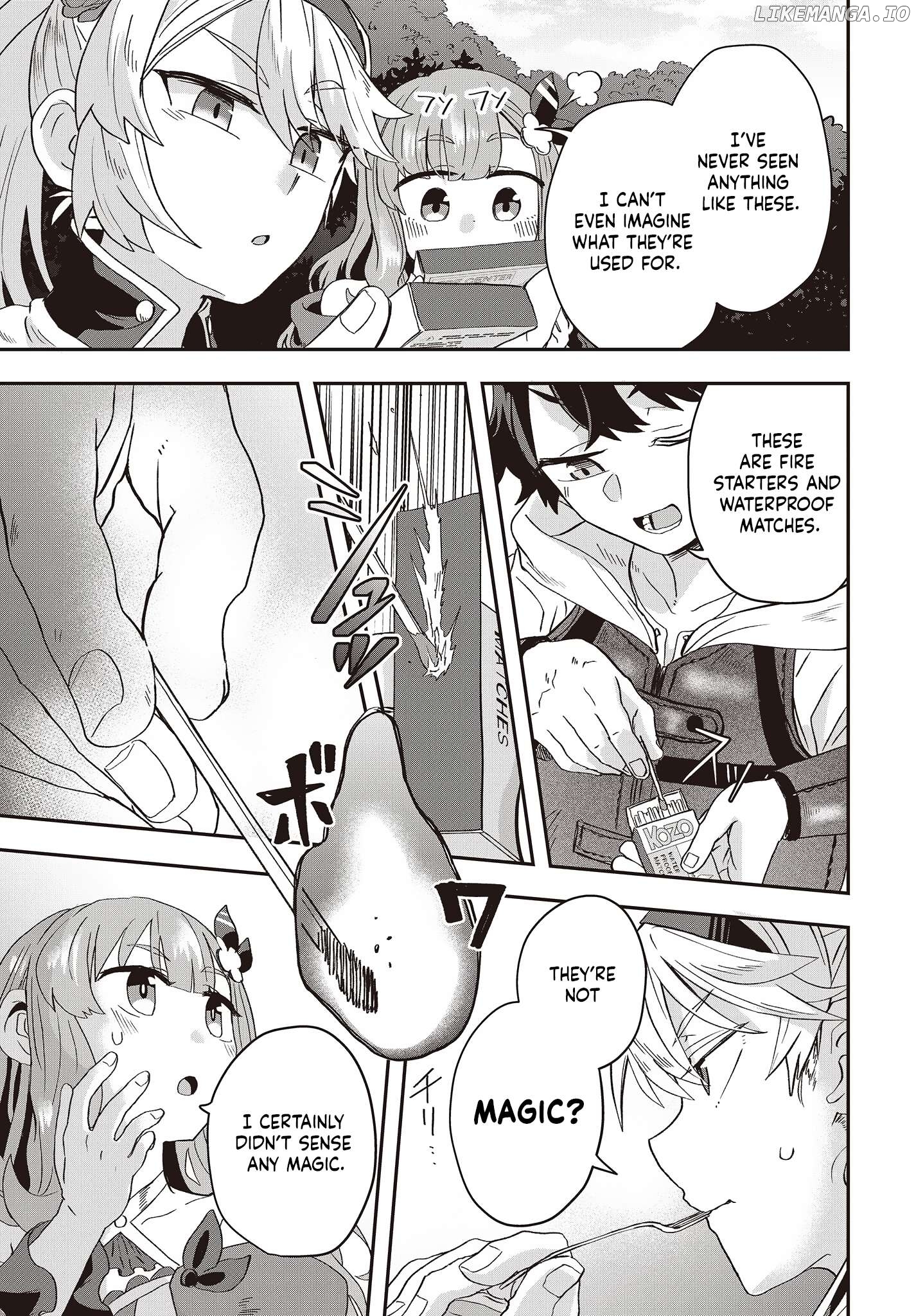 Muteki Shounin no Isekai Nariagari Monogatari ~Gendai no Seihin o Jizai ni Toriyoseru Sukiru ga Aru Node Isekai de wa Rakushoudesu~ Chapter 8 - page 3