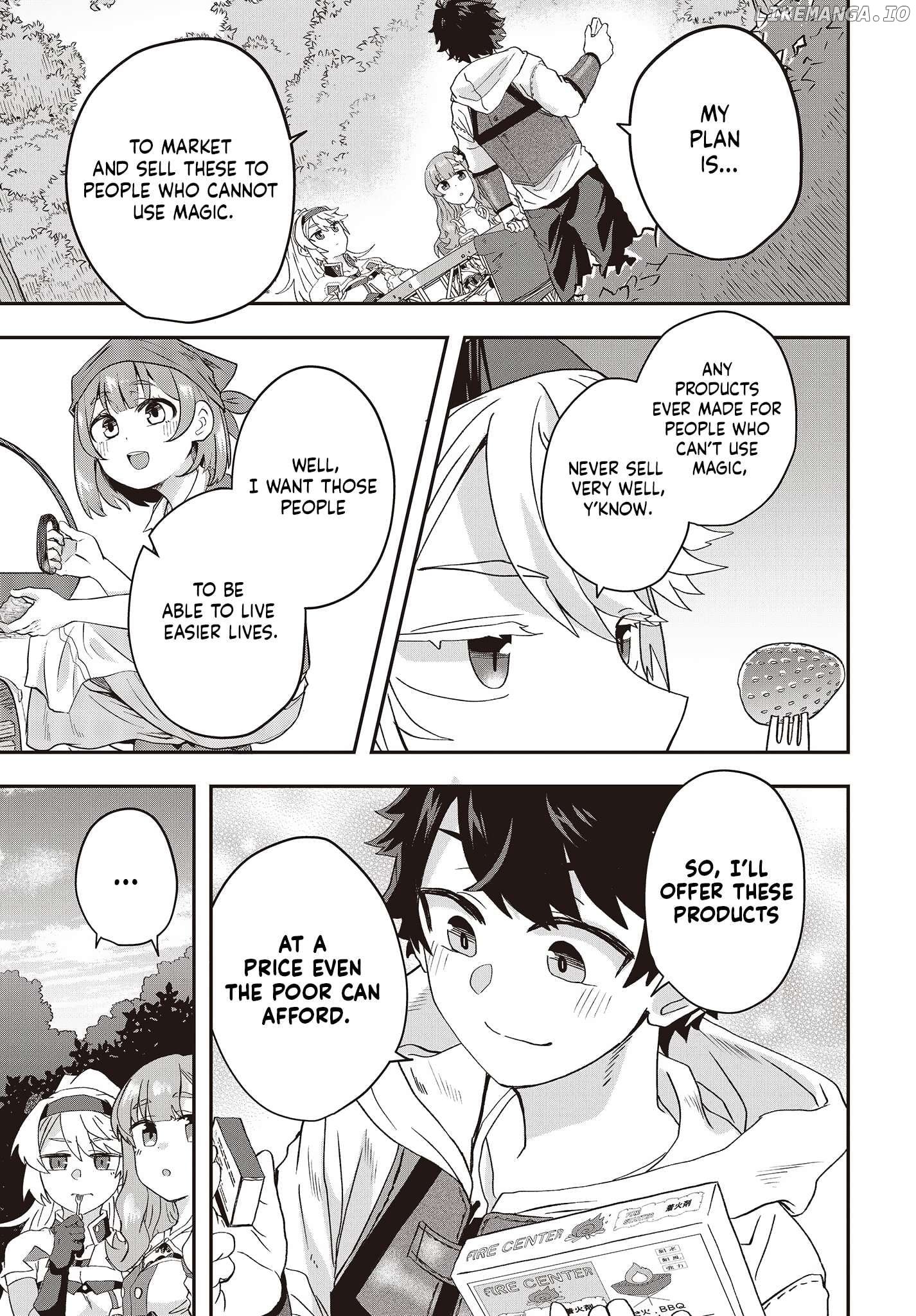 Muteki Shounin no Isekai Nariagari Monogatari ~Gendai no Seihin o Jizai ni Toriyoseru Sukiru ga Aru Node Isekai de wa Rakushoudesu~ Chapter 8 - page 5