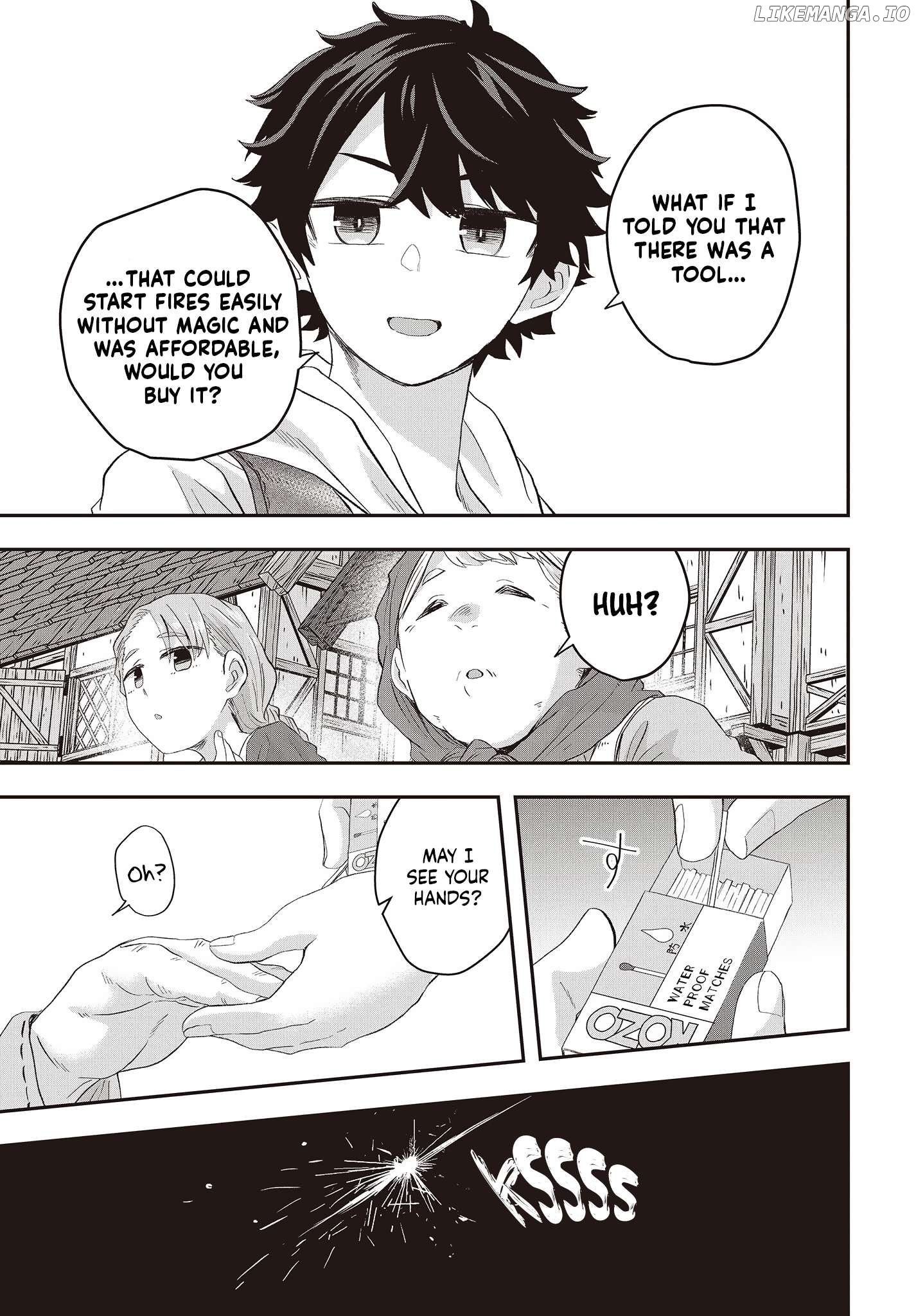 Muteki Shounin no Isekai Nariagari Monogatari ~Gendai no Seihin o Jizai ni Toriyoseru Sukiru ga Aru Node Isekai de wa Rakushoudesu~ Chapter 9 - page 33