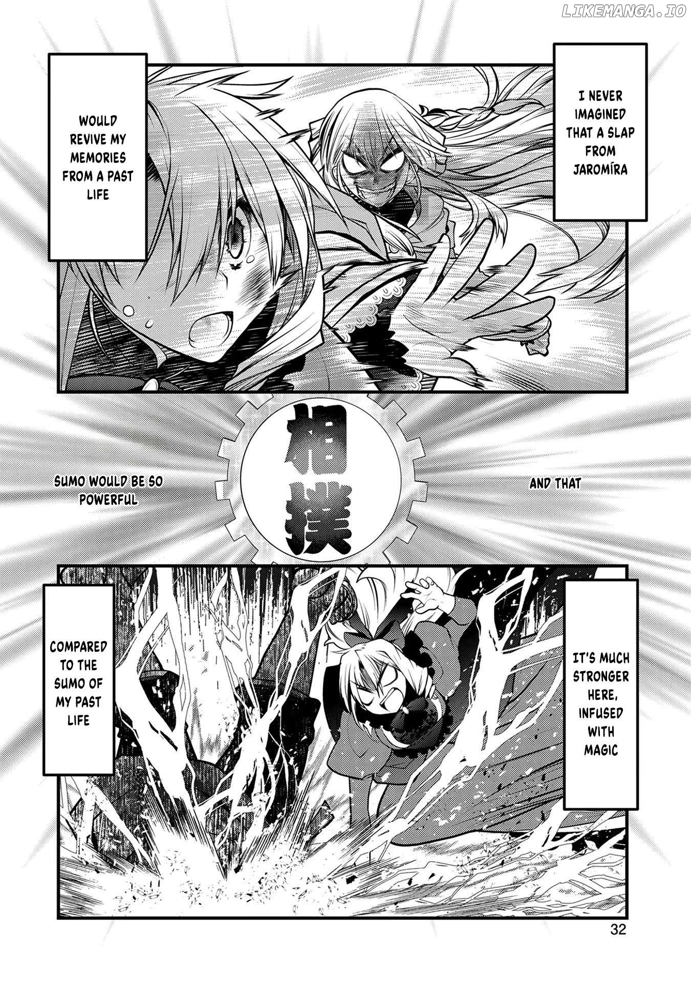 Oozumou Reijou ~Seijo ni Hirateuchi wo Kuratta Shunkan Sumou Budatta Zense wo Omoidashita Akuyaku Reijou no Watashi wa sute Neko Ouji ni Chanko wo Furumaitai Haadosukoidosukoi~ Chapter 5 - page 35