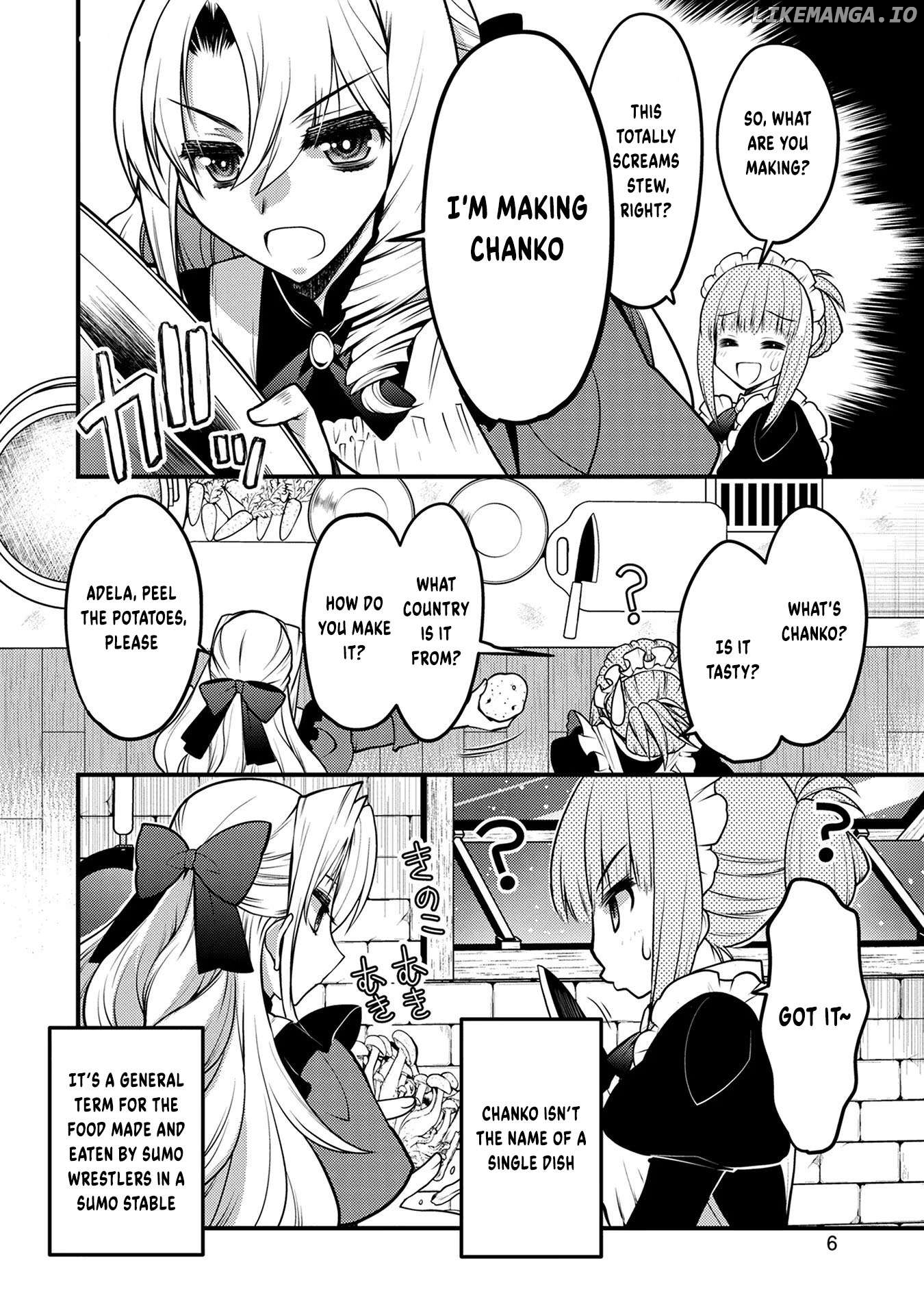 Oozumou Reijou ~Seijo ni Hirateuchi wo Kuratta Shunkan Sumou Budatta Zense wo Omoidashita Akuyaku Reijou no Watashi wa sute Neko Ouji ni Chanko wo Furumaitai Haadosukoidosukoi~ Chapter 5 - page 9